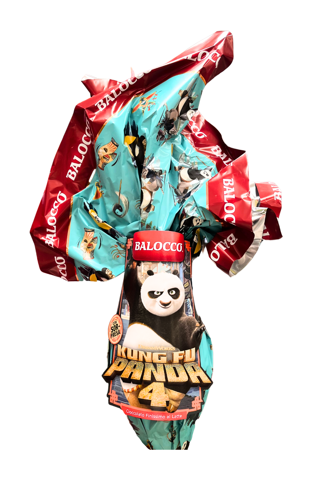 Uovo di Pasqua Balocco Kung Fu Panda 240g in cioccolato al latte con sorpresa