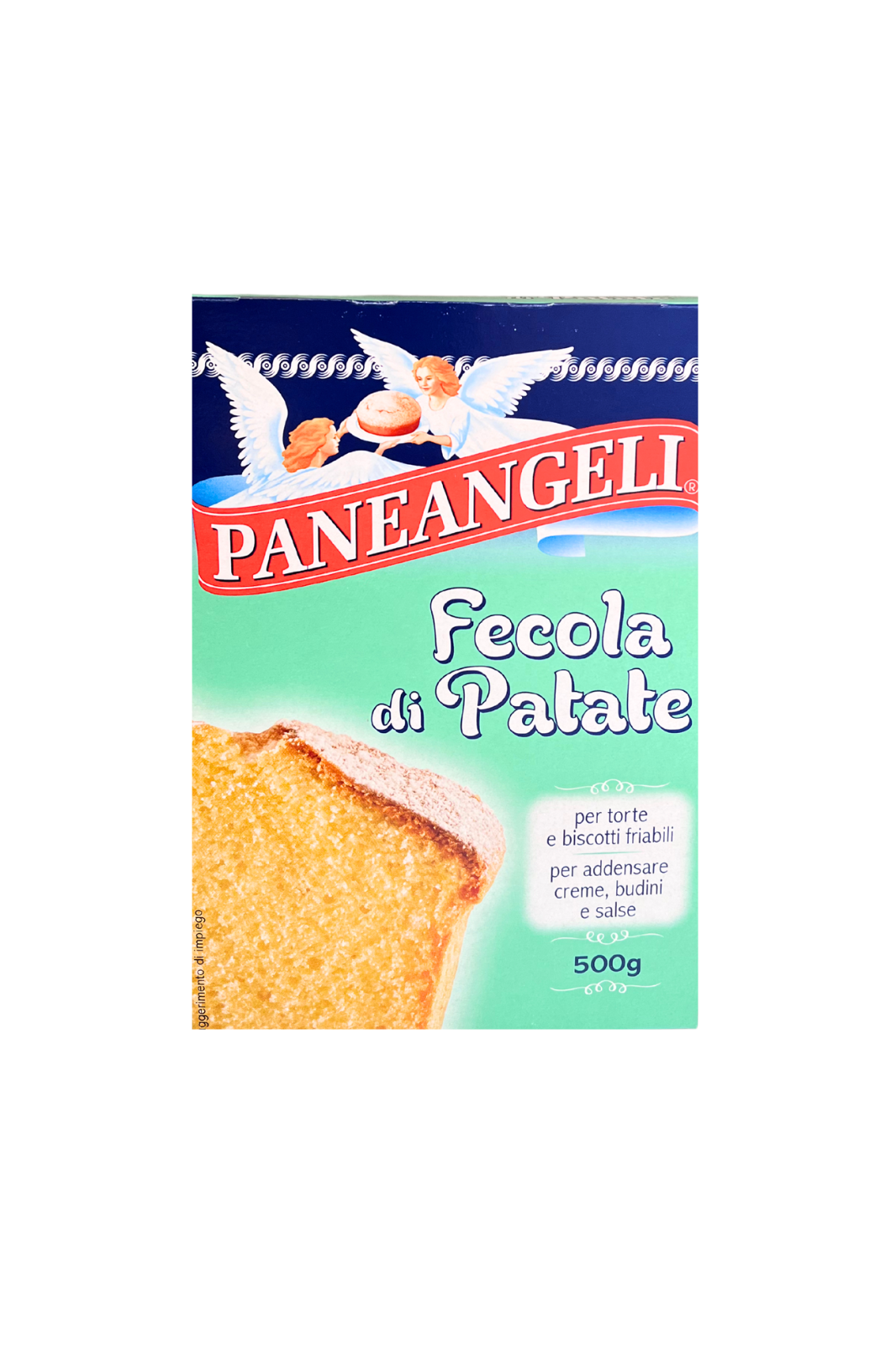Confezione da 500g di Fecola di Patate PANEANGELI – ideale per dolci soffici e friabili