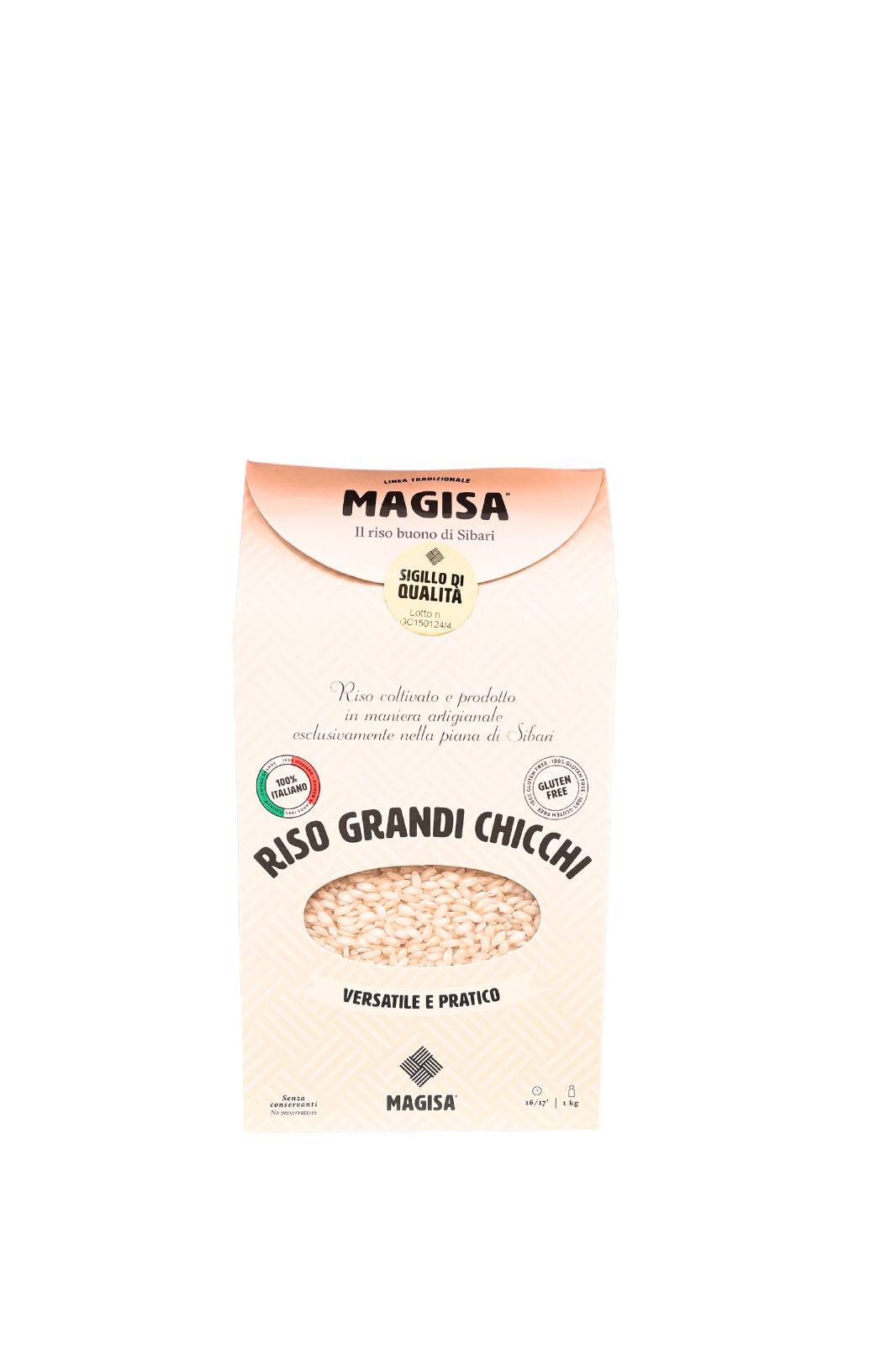 Magisa Rice Large Grains 100% Italian Gluten Free 1kg