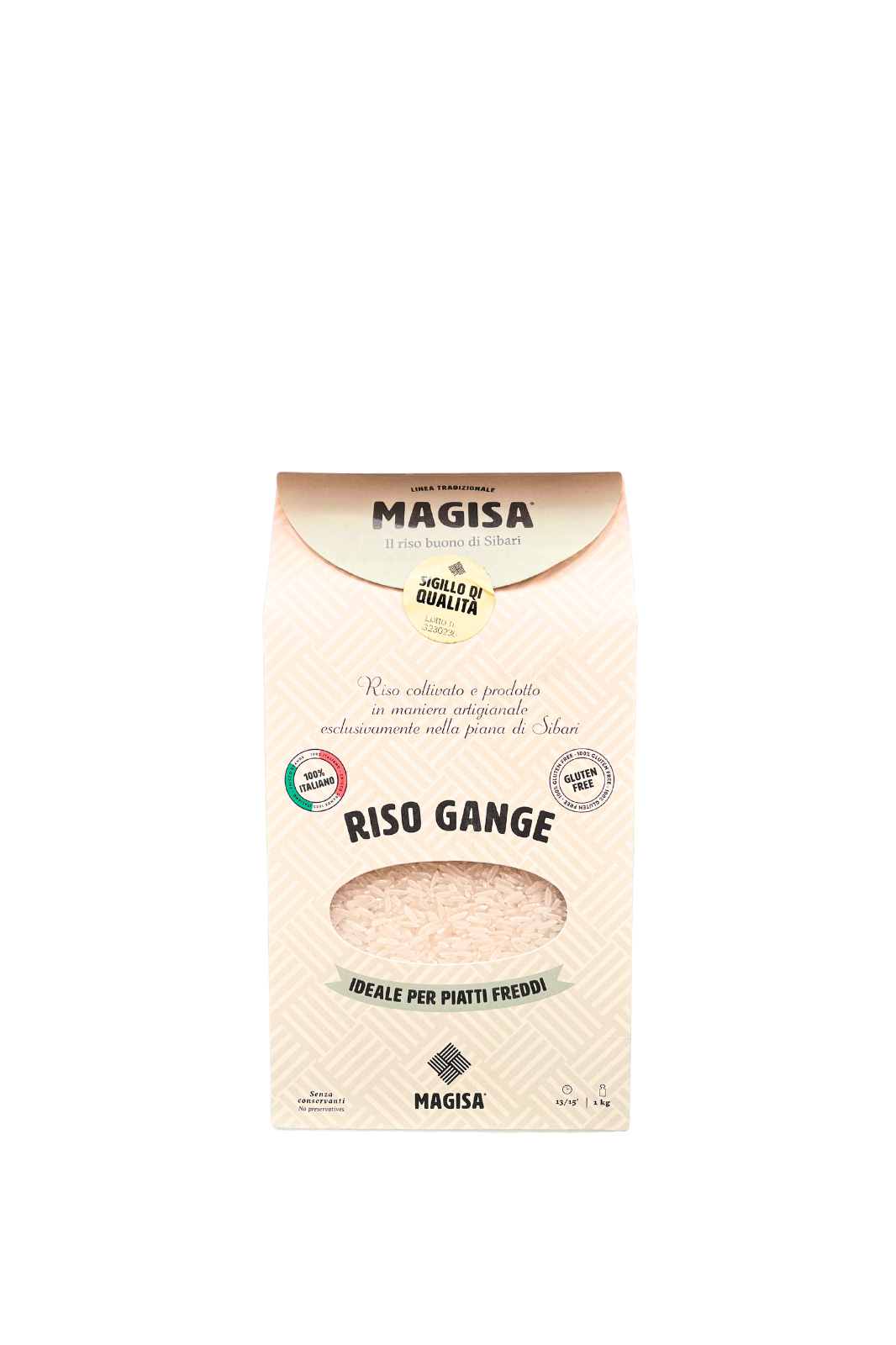 Magisa Riso Gange ideale per piatti freddi 100% Italiano Senza Glutine 1kg