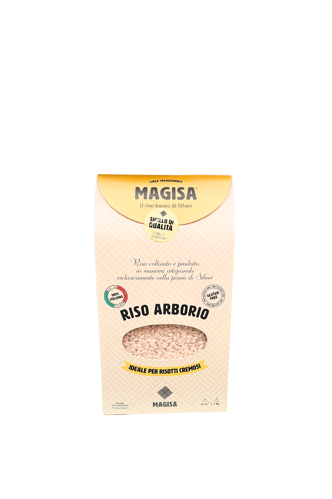 Magisa Arborio Rice ideal for creamy risottos 100% Italian Gluten Free 1kg