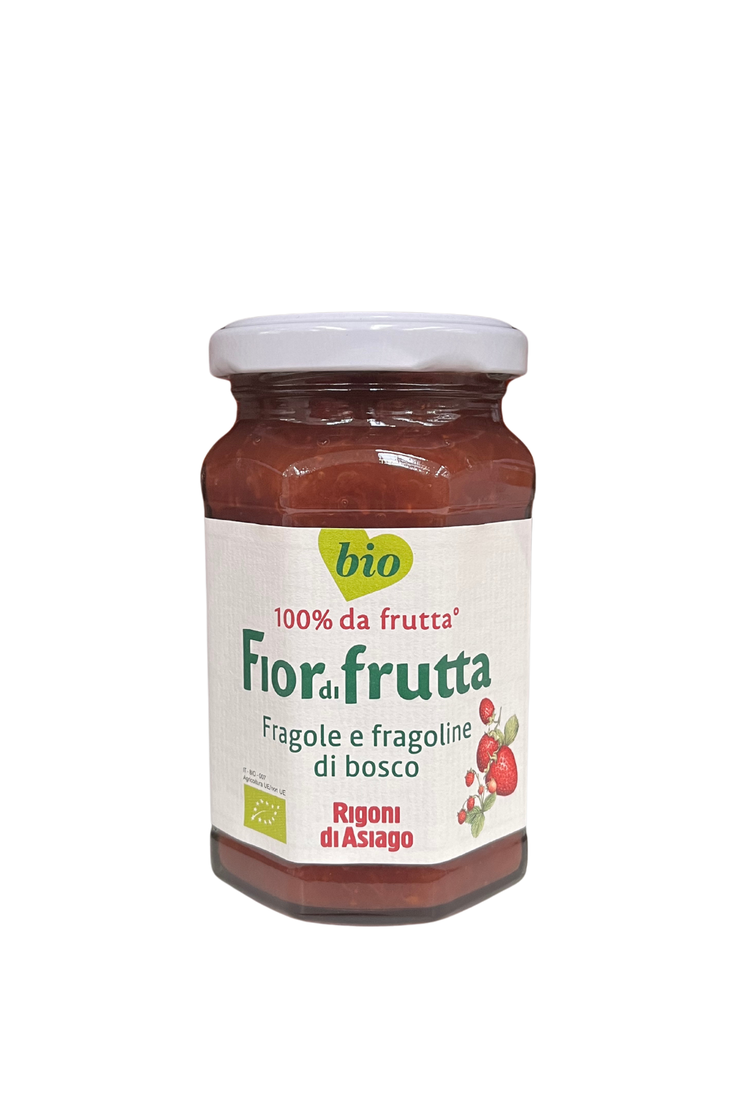 Rigoni di Asiago Confettura di Fragole e Fragoline di bosco 100% da Frutta, 250g