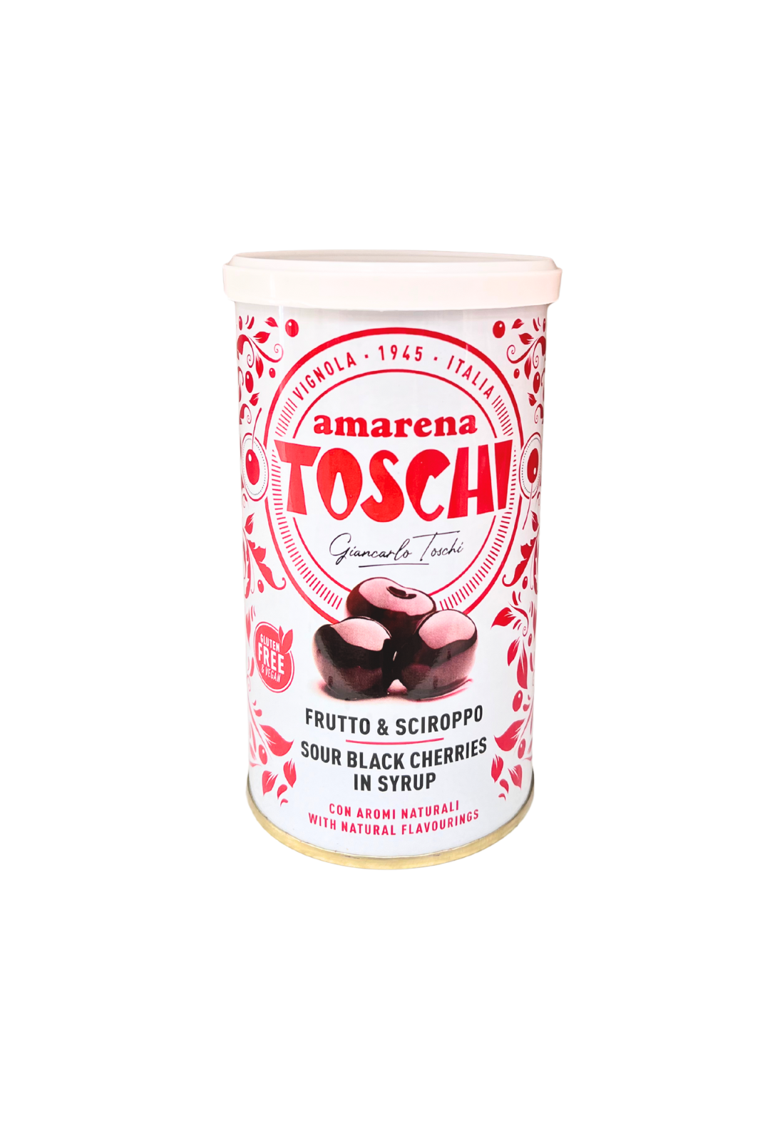TOSCHI Amarena Frutto & Sciroppo, Vegano e Senza glutine. 400gr