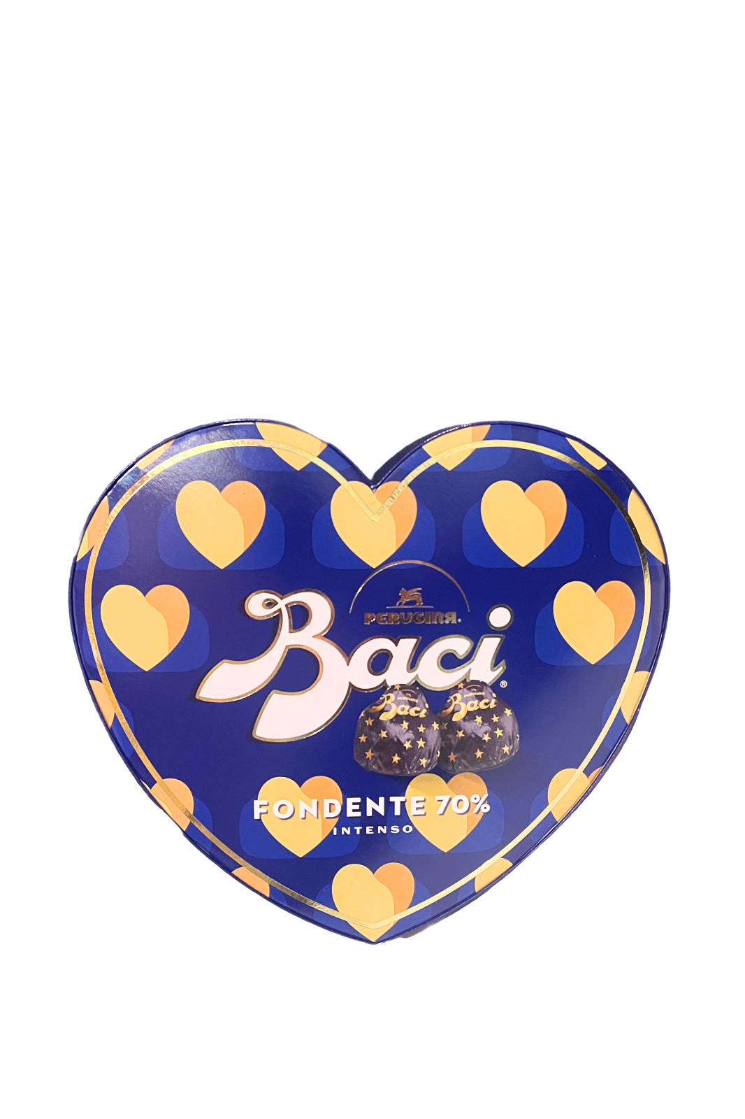 Baci Perugina Fondente 70% Intenso, scatola cuore. 100g