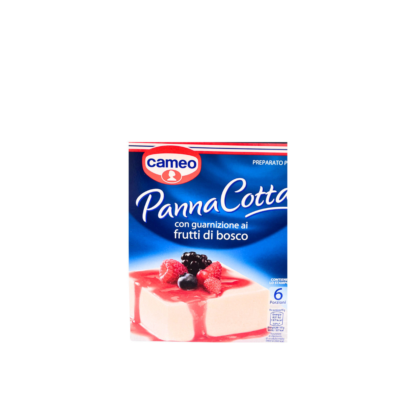 CAMEO Panna Cotta mix with berries, 107gr (6 portions)