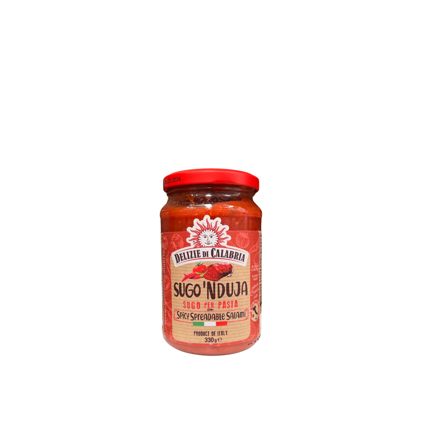 Delizie di Calabria Sugo 'nduja per pasta 330g