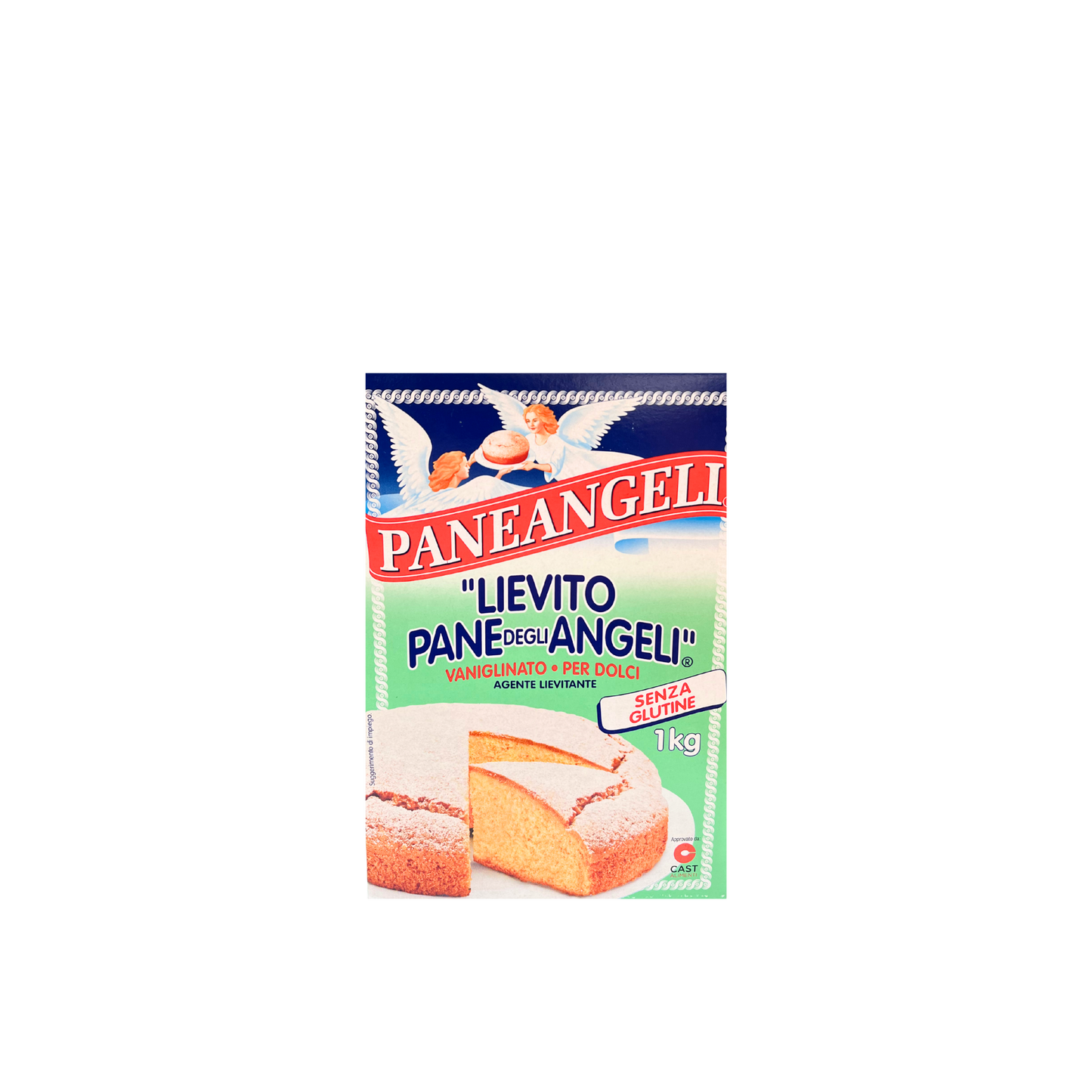 PANEANGELI Lievito Senza Glutine Pane degli Angeli, Vanigliato per dolci. 1kg