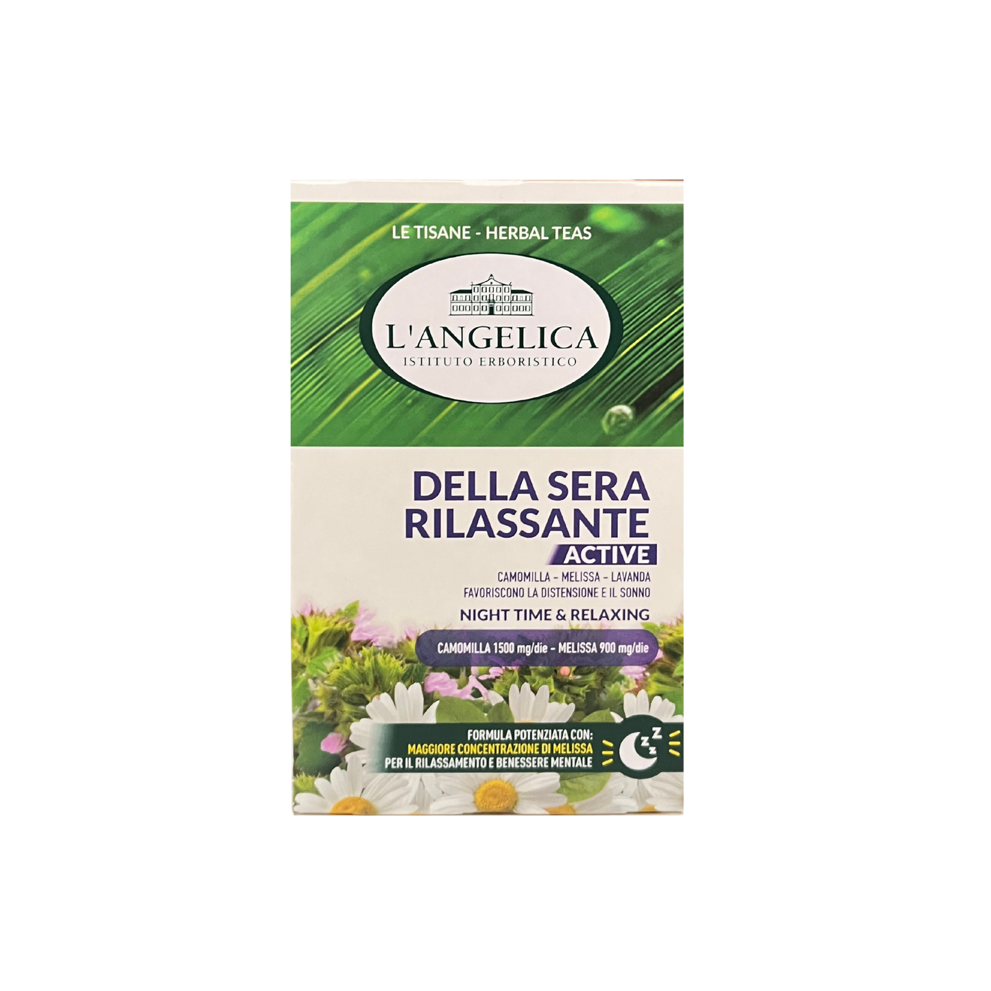 Confezione L’ANGELICA Tisana della Sera Rilassante, 20 bustine