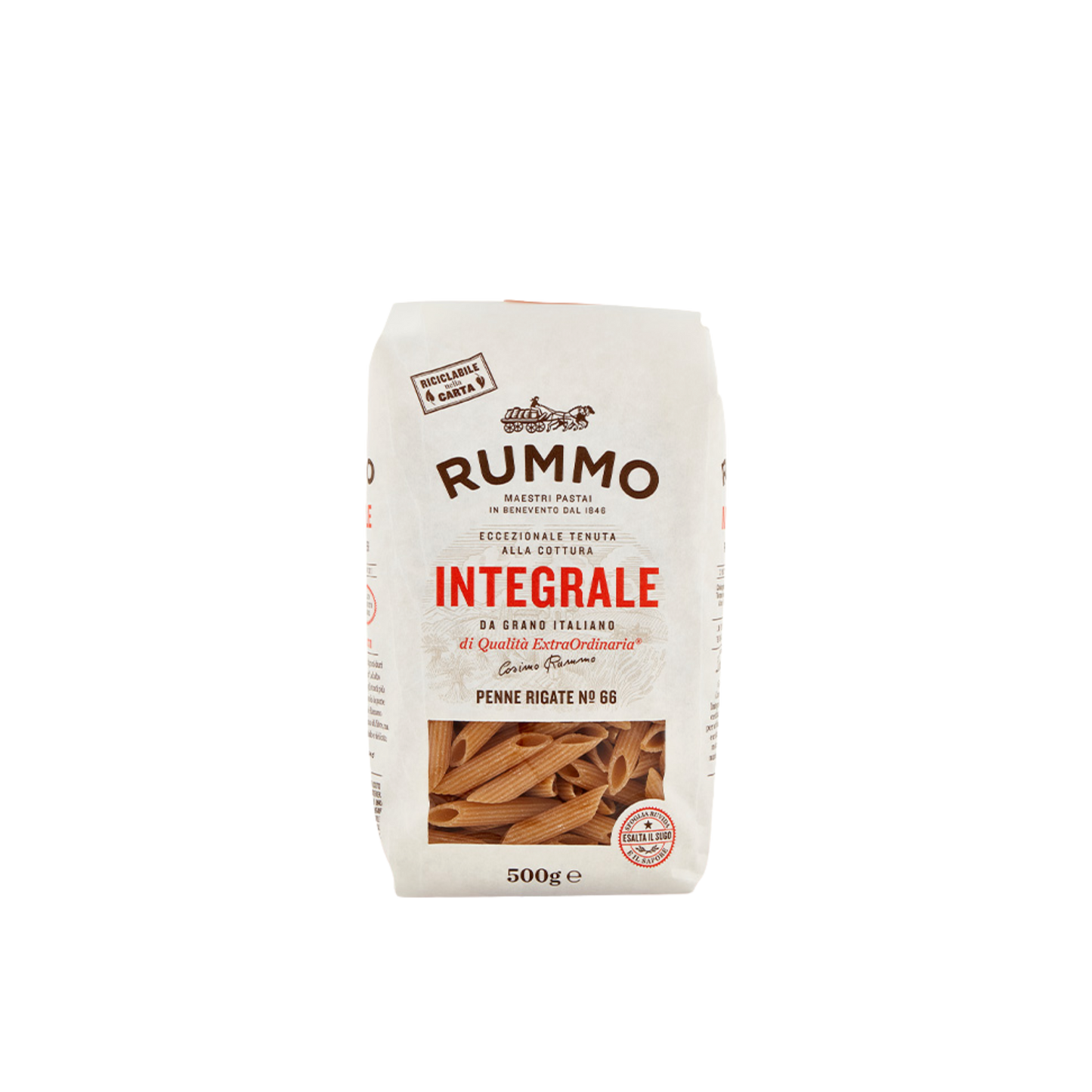 RUMMO Integrale Penne Rigate, 500gr.