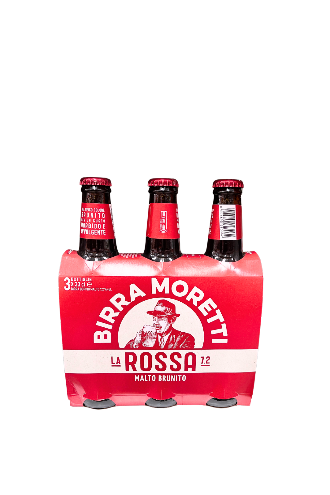 MORETTI Double malt beer, La Rossa Burnished malt (3x33cl).