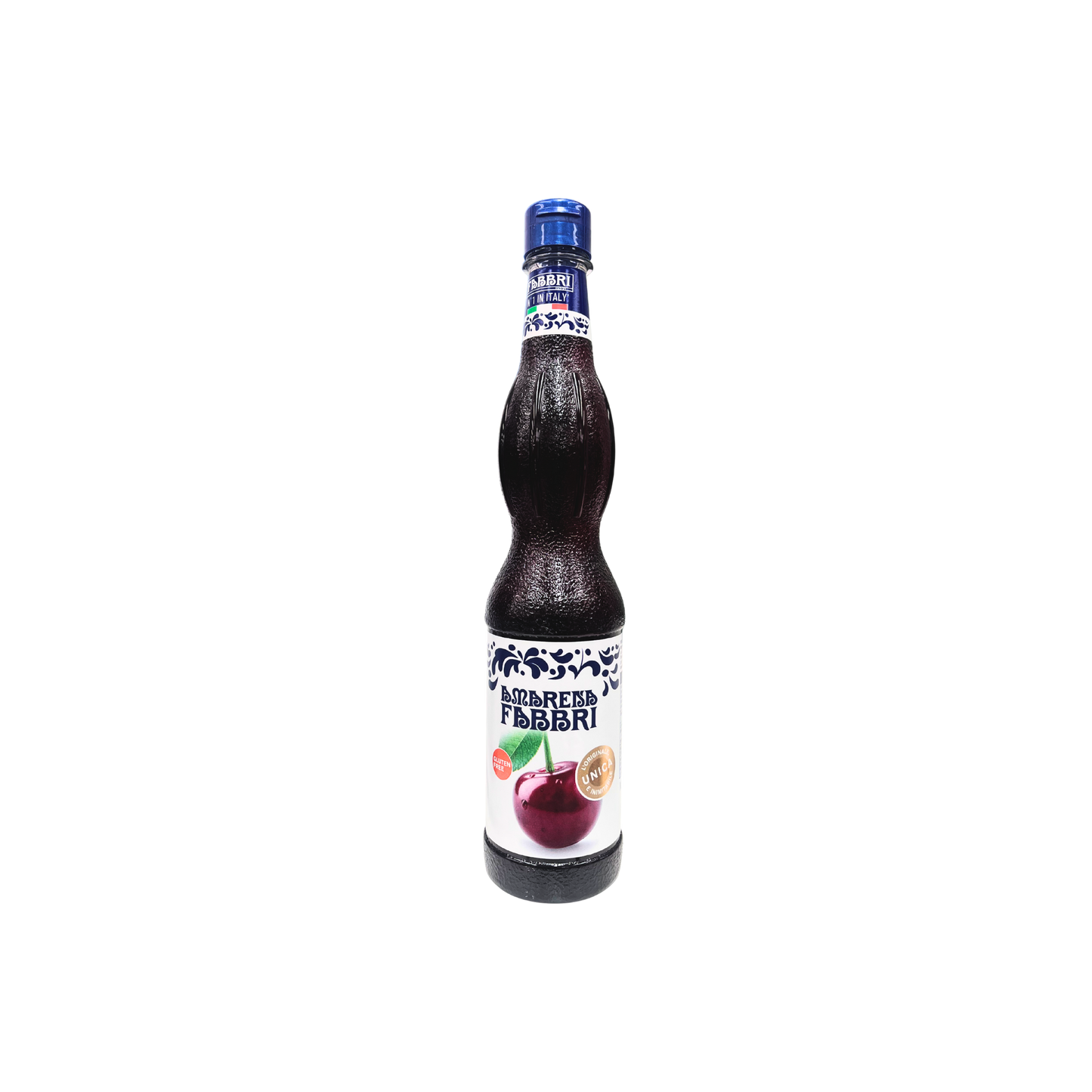 Bottiglia di Sciroppo Fabbri all’Amarena da 560ml – disponibile su Essenza Pisterzi