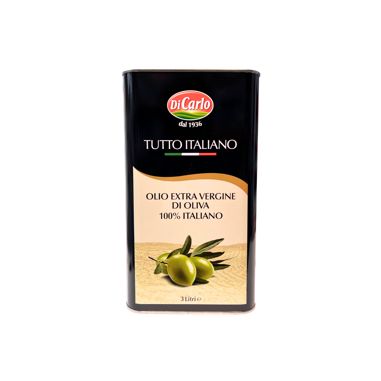 DI CARLO Olio Extra Vergine di Oliva, 100% Italiano. 3Lt