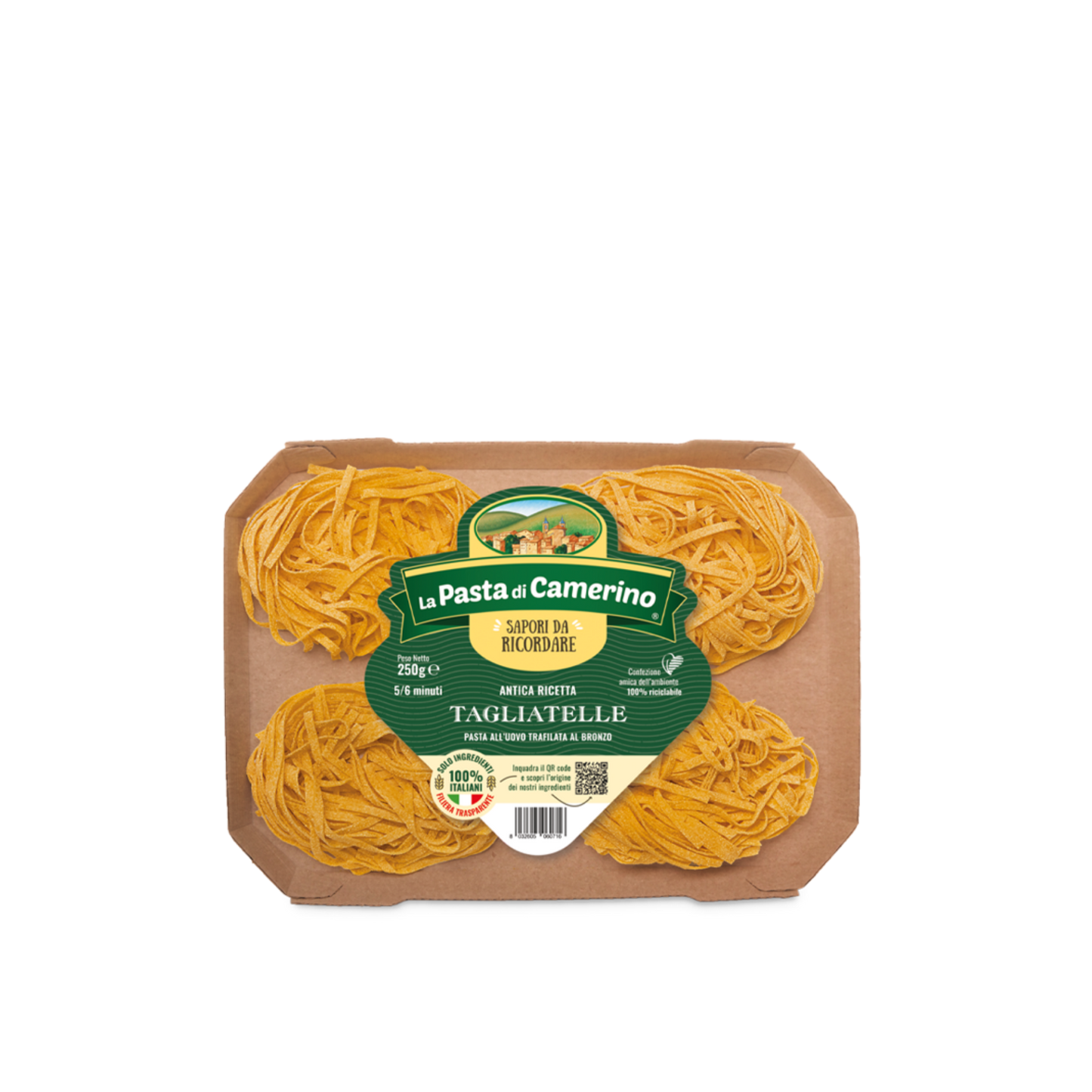 CAMERINO PASTA Egg Tagliatelle, 250gr.