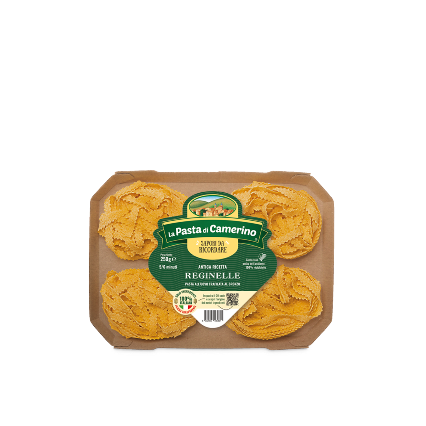 LA PASTA DI CAMERINO Reginelle all'uovo, 250gr.