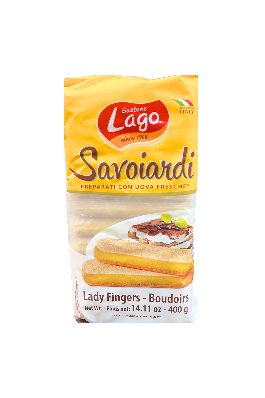 LAGO Savoiardi 400g – biscotti ideali per tiramisù e dolci italiani