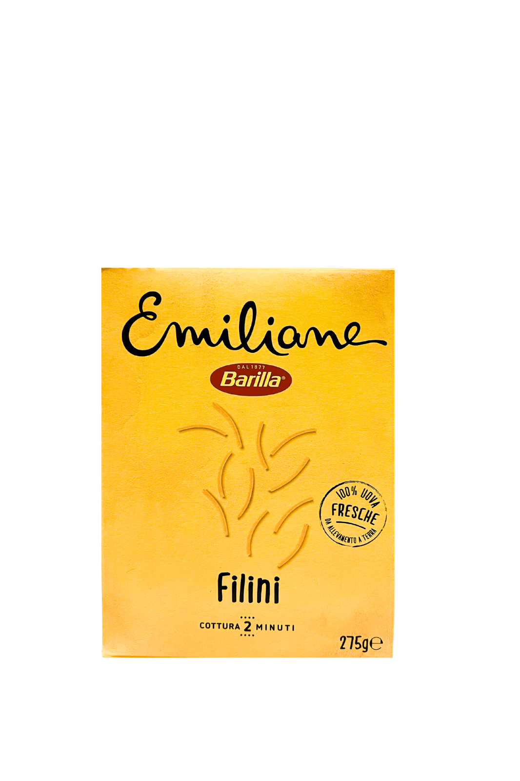 Barilla Emiliane Filini, 100% uova Fresche. 275g