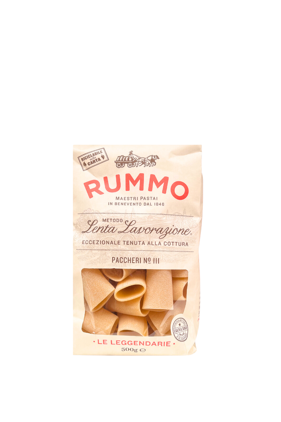 RUMMO Paccheri Lisci, 500gr.