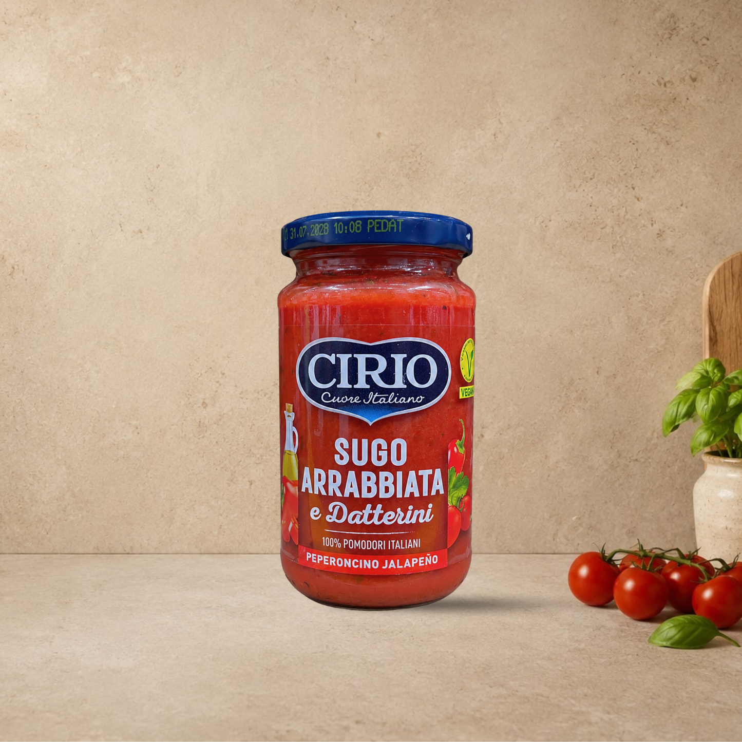 CIRIO Sugo Arrabbiata & Datteri, 190gr.