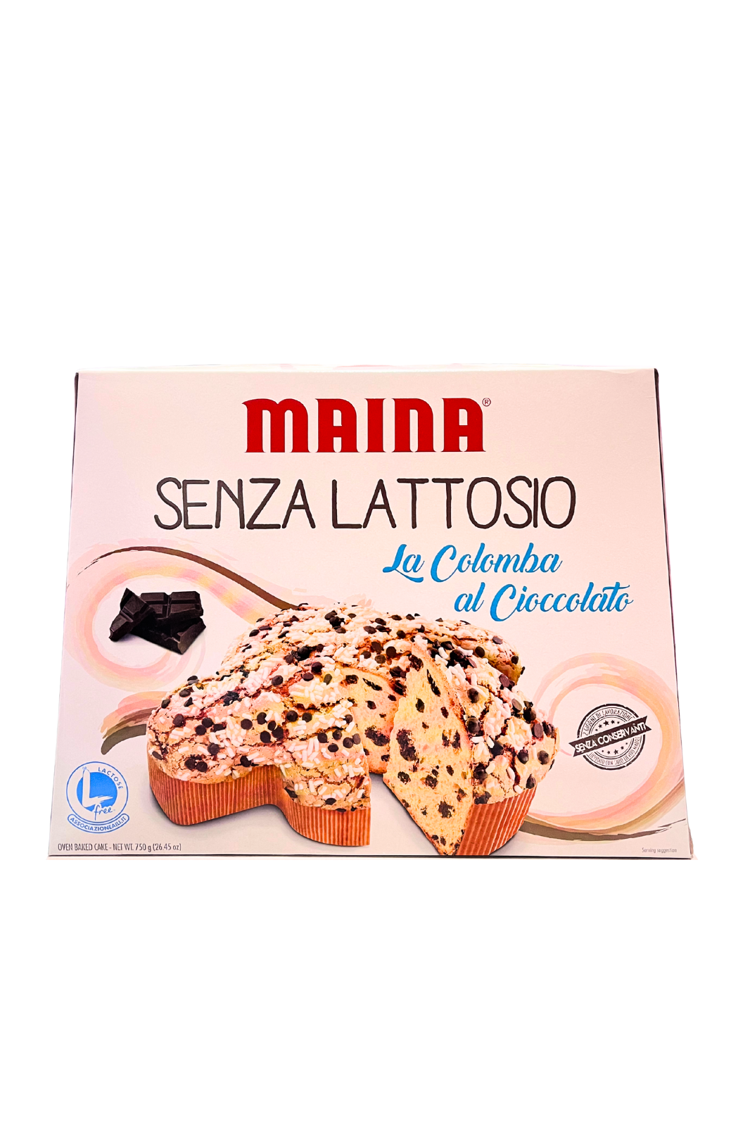 MAINA Lactose-free Chocolate Colomba, 750gr.