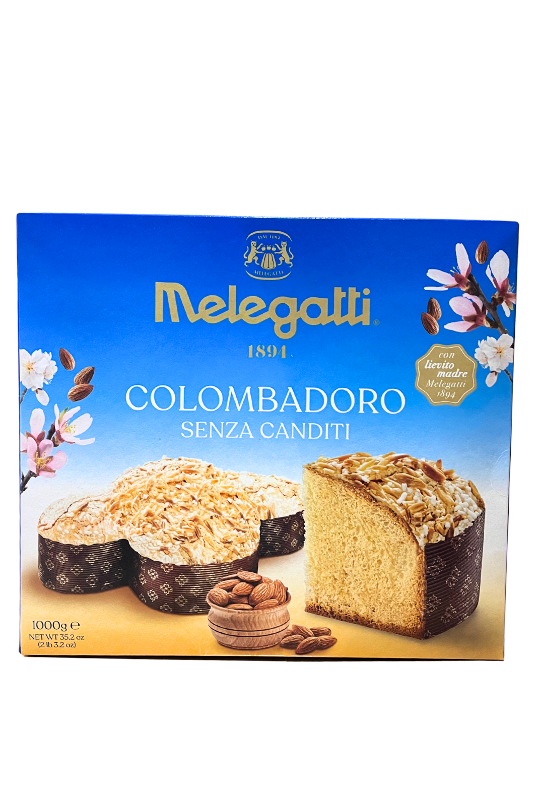 MELEGATTI Colombadoro Without Candied Fruit, 1Kg.