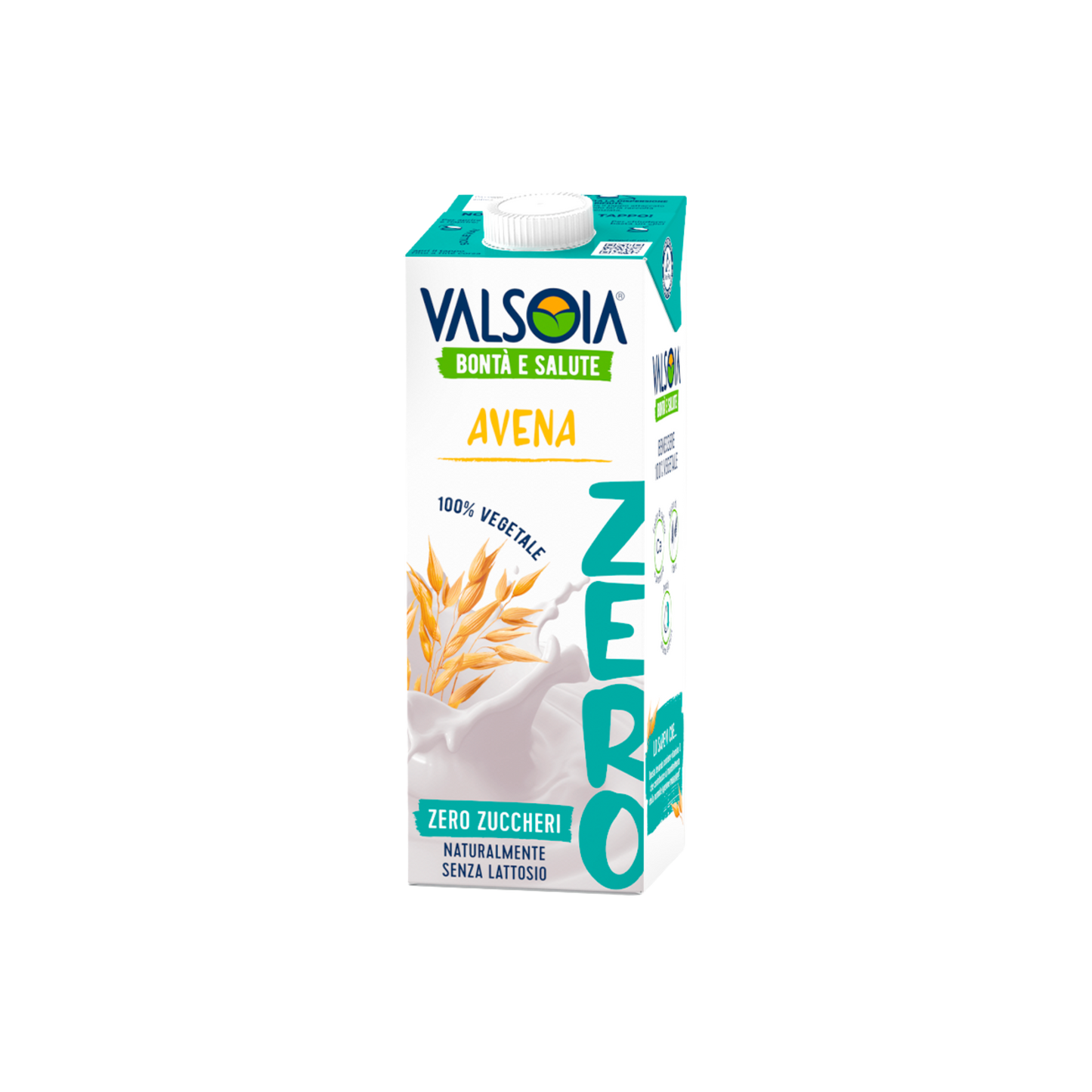 Valsoia Vegetable drink based on oats, ZERO SUGARS. 1000ml