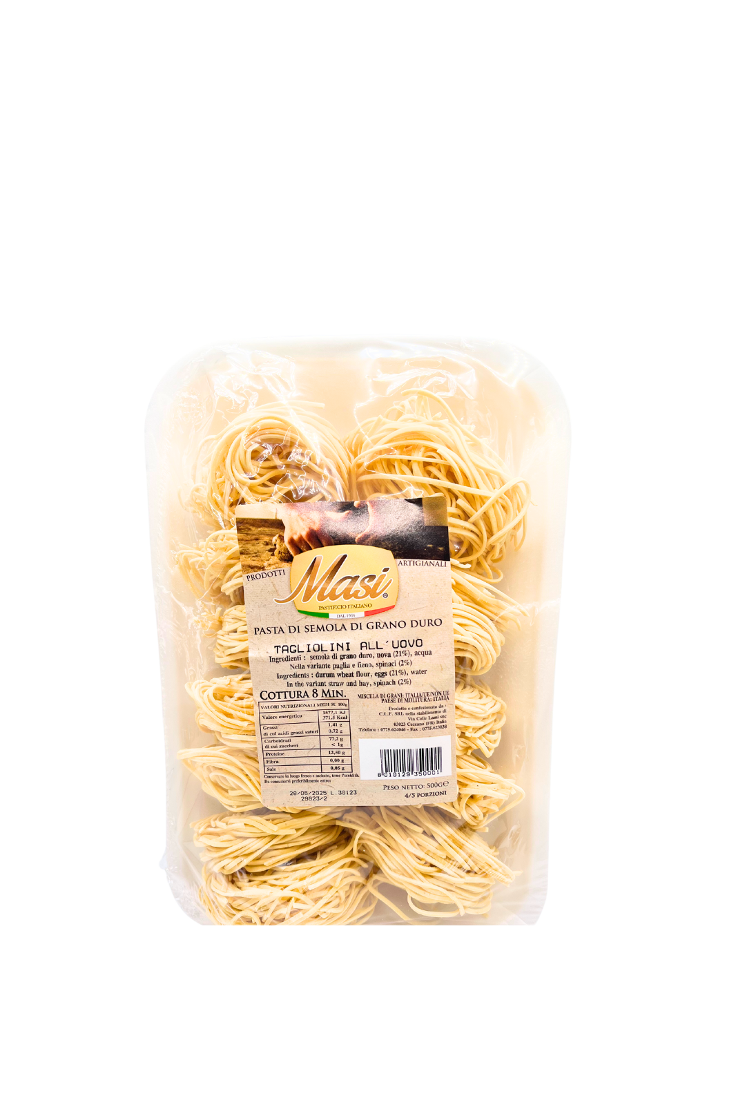 Masi Tagliolini all'Uovo Pasta di Semola di grano duro 500g