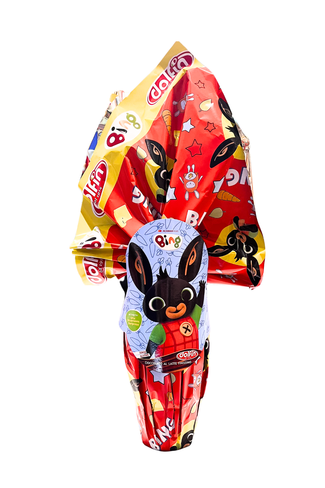 DOLFIN Uovo di Pasqua BING Cioccolato al latte, 220gr.
