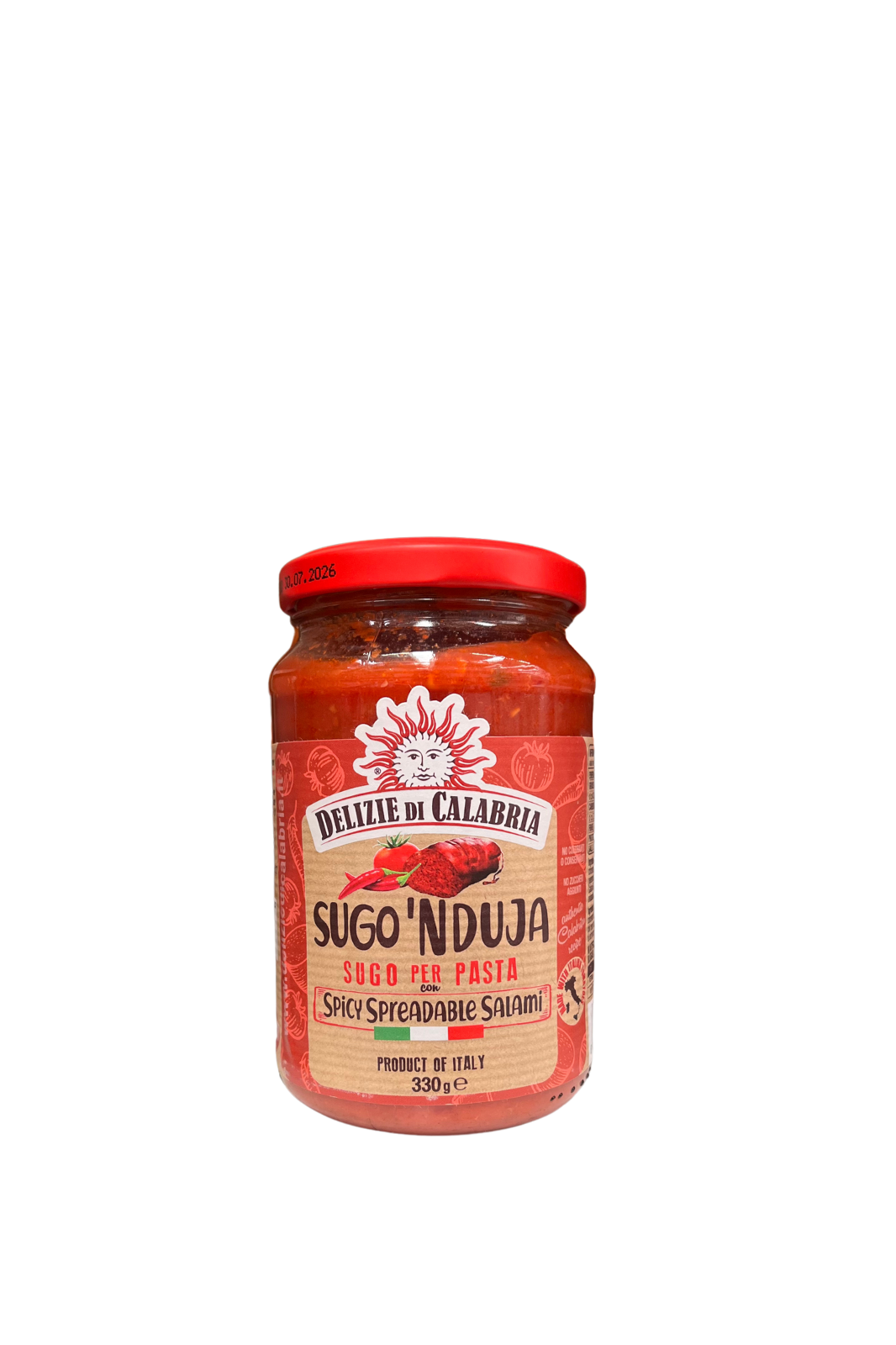 Delizie di Calabria Sugo 'nduja per pasta 330g