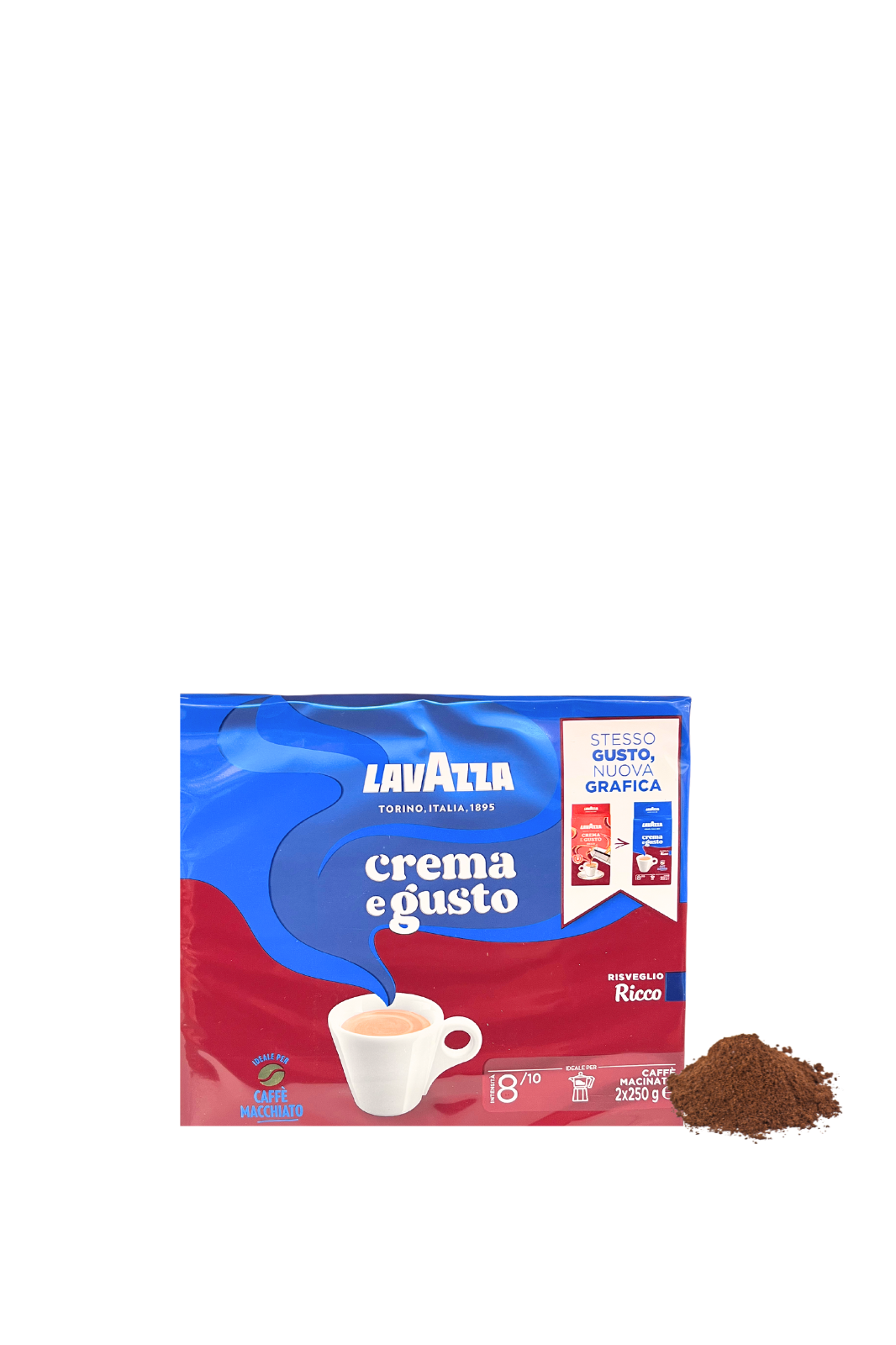 Lavazza Caffè Crema e Gusto, Classico (2x250g)
