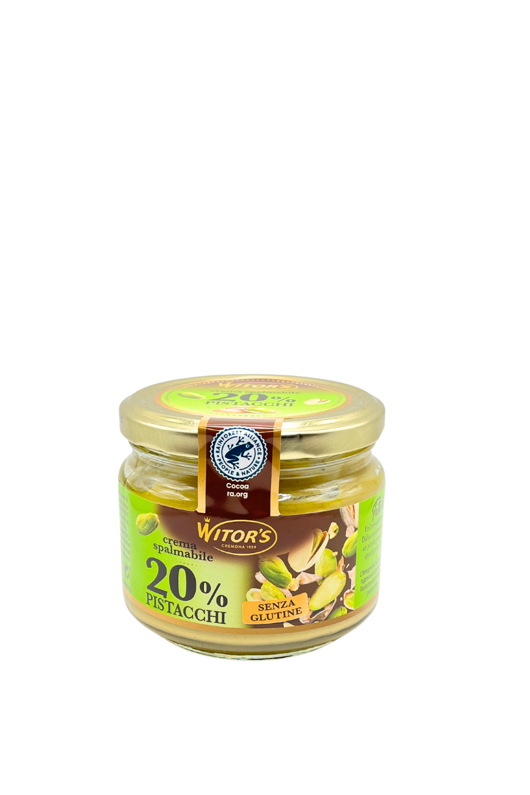 WITOR'S Crema spalmabile al Pistacchio Senza Glutine, 360g