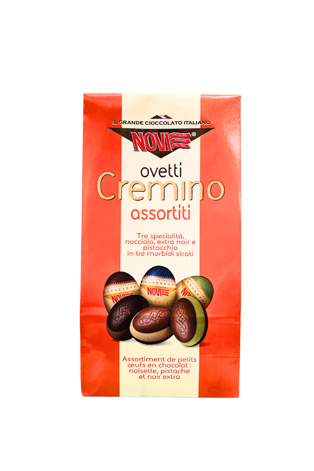NOVI Ovetti Cremino assortiti, 160gr.