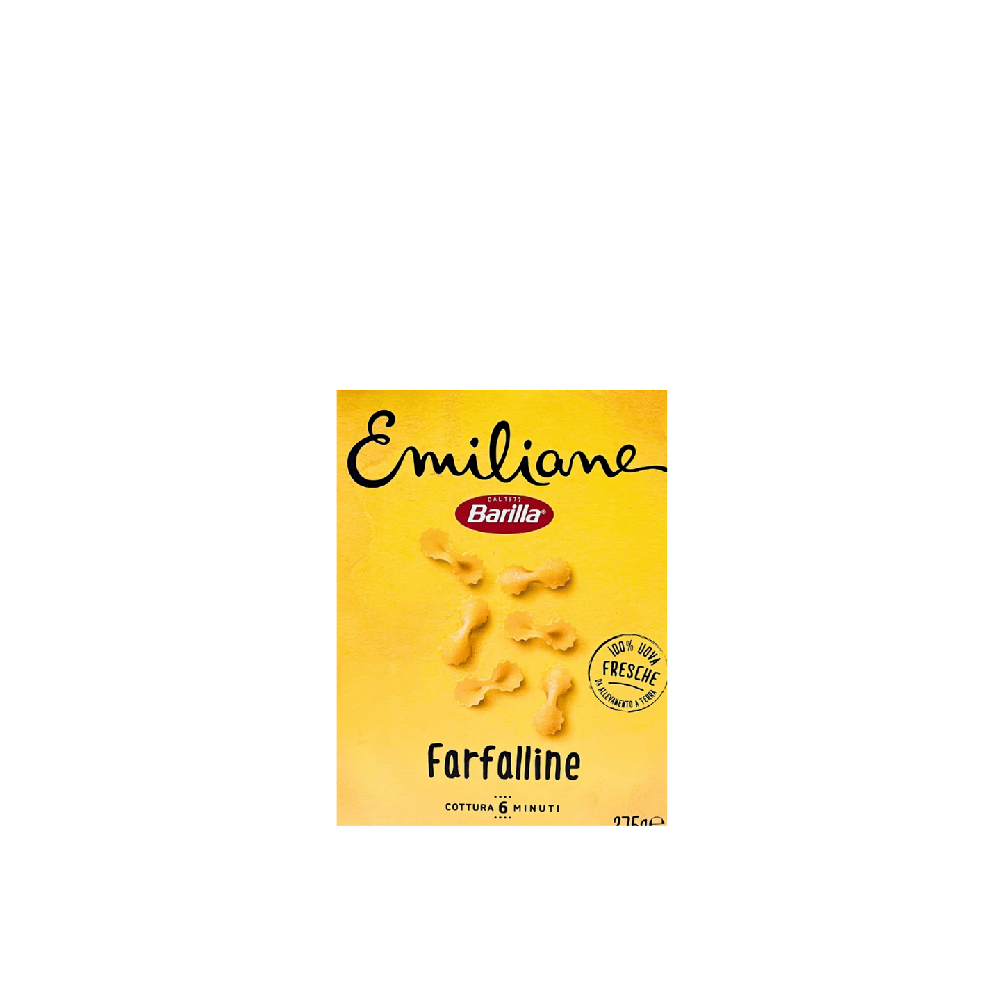 Barilla Emiliane Farfalline, 100% Fresh Eggs. 275g