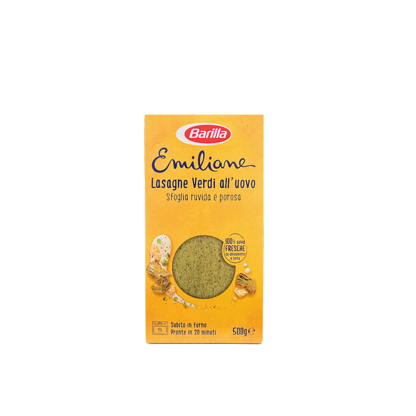 BARILLA Emiliane, Green Egg Lasagna, 500gr.