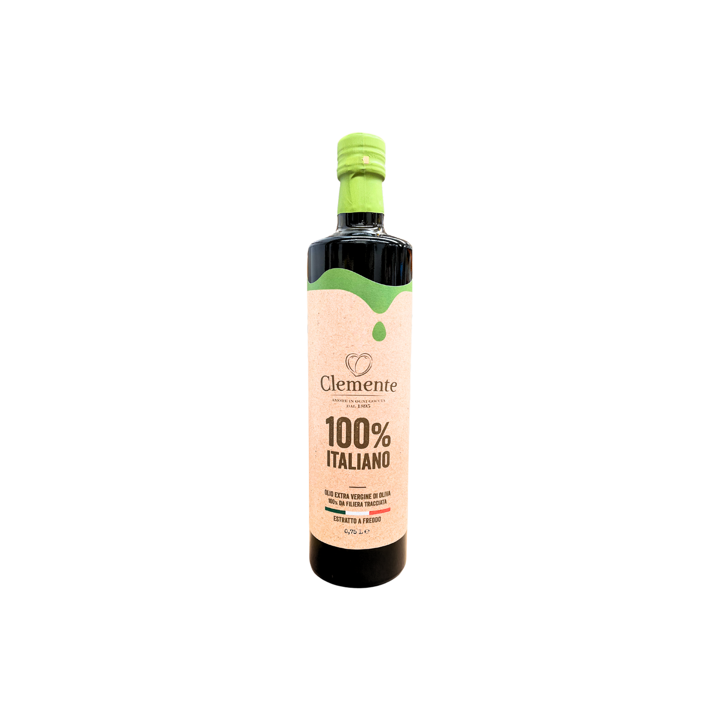 CLEMENTE Olio Extra Vergine di Oliva 75 cl – 100% Italiano, fruttato e aromatico
