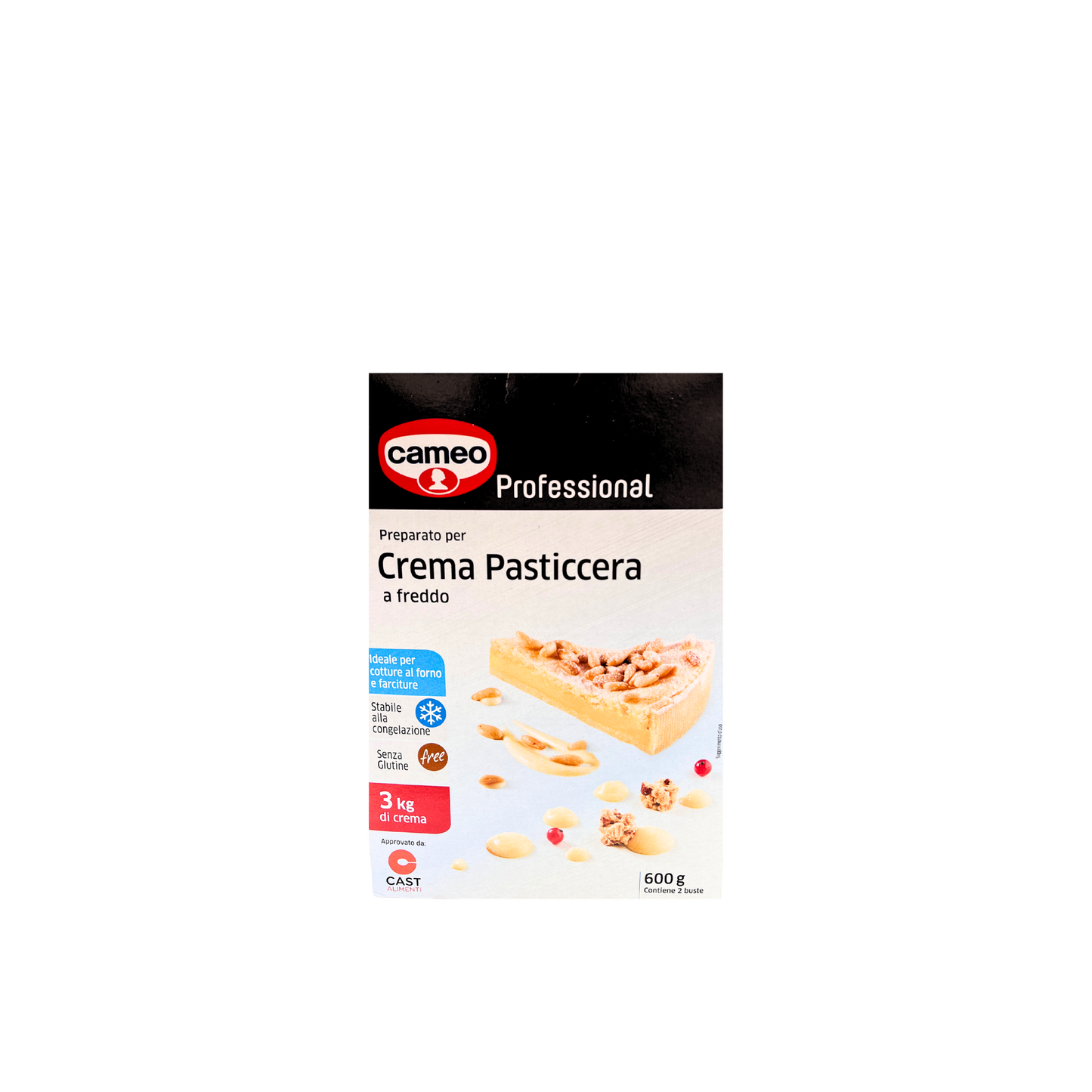 CAMEO Preparato per Crema Pasticcera, 600gr (2bustine).