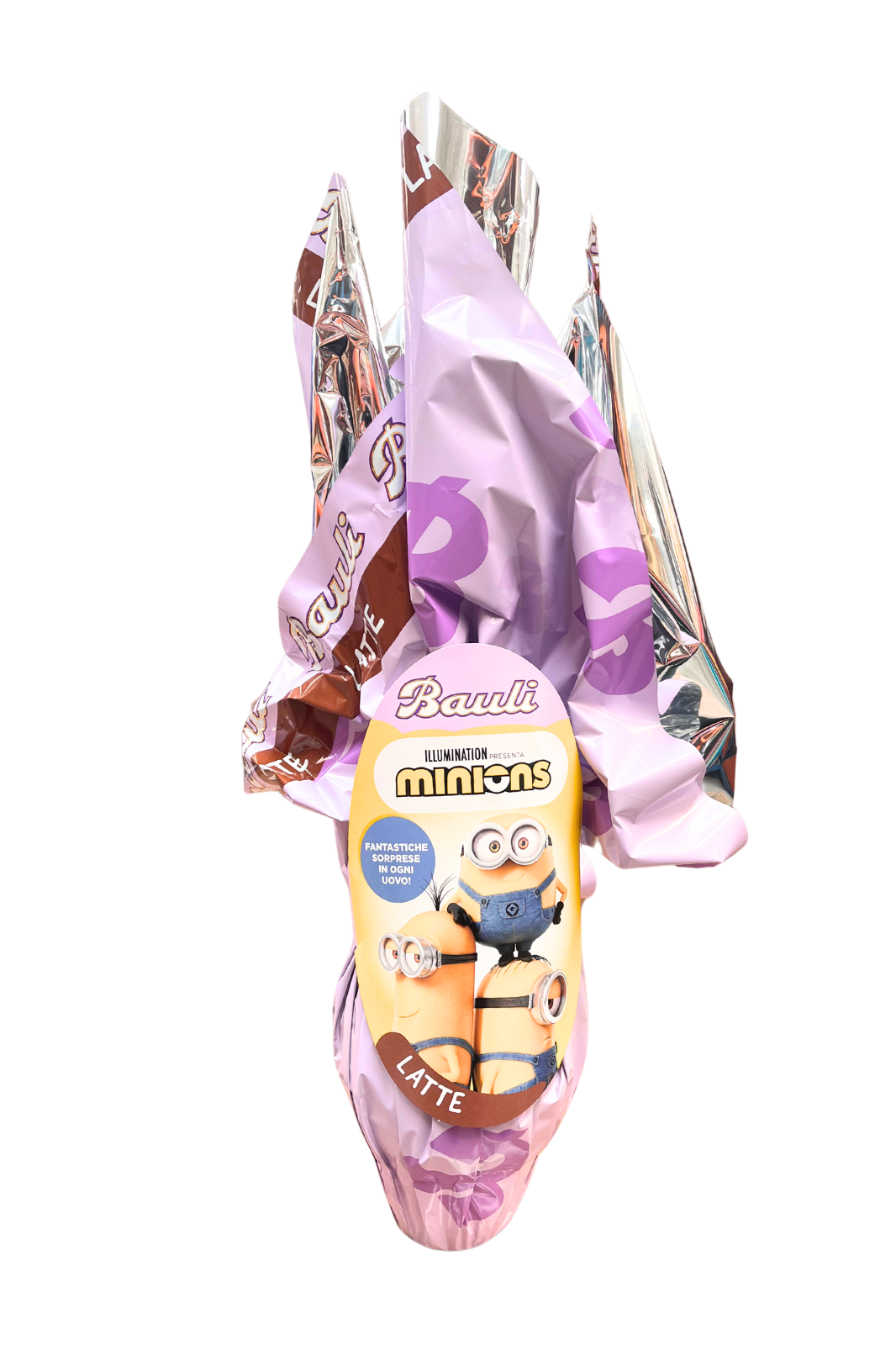 Uovo di Pasqua Bauli Minions 190g cioccolato al latte con sorpresa idea regalo bambini