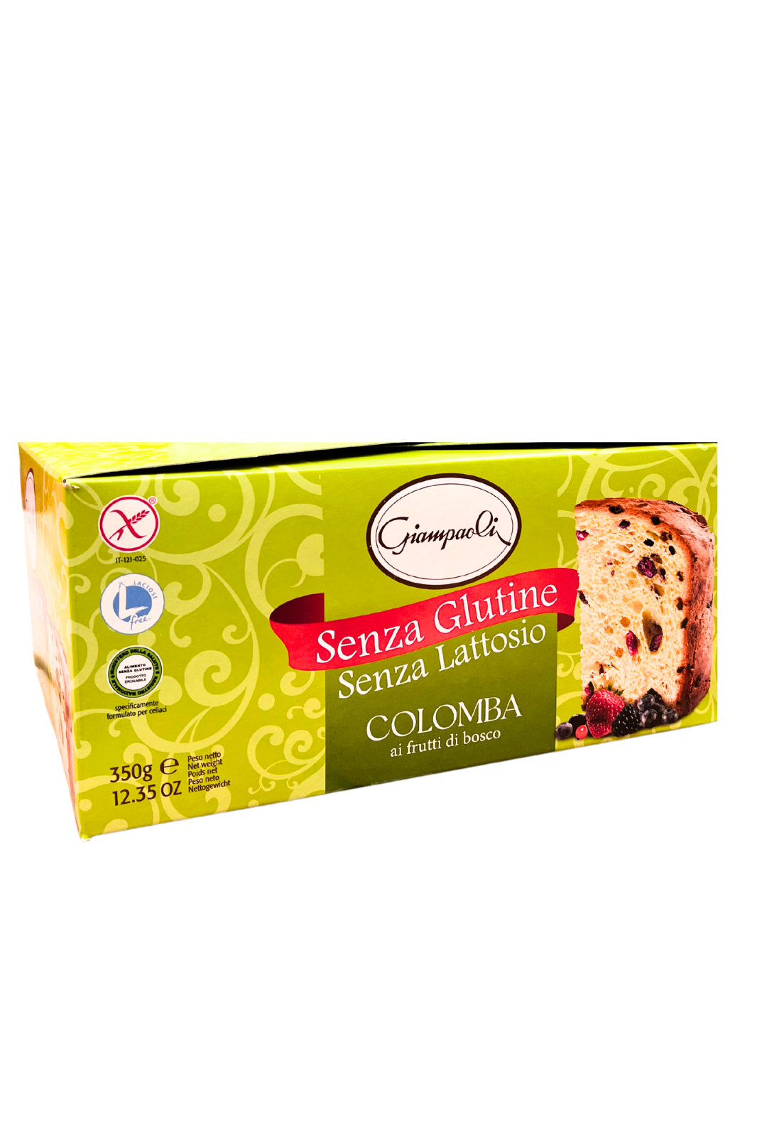Colomba Pasqua Giampaoli frutti di bosco senza glutine 350g dolce pasquale