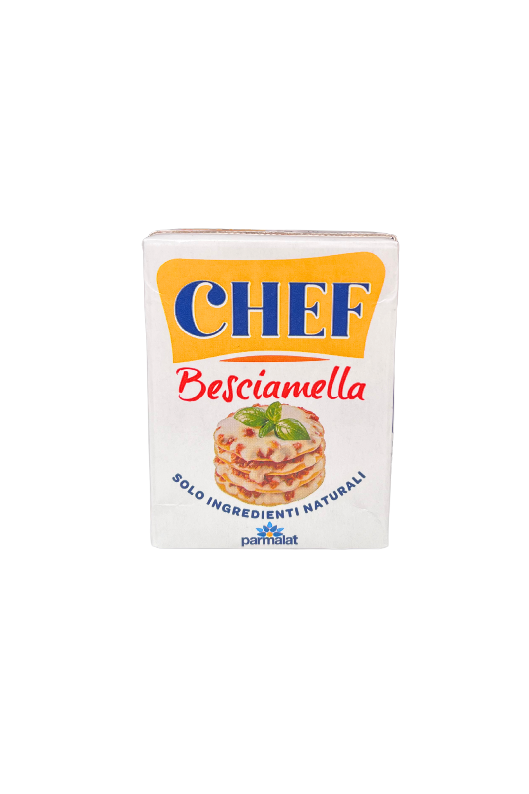Confezione di Besciamella Parmalat Chef 200ml, ideale per ricette cremose e gratinate.