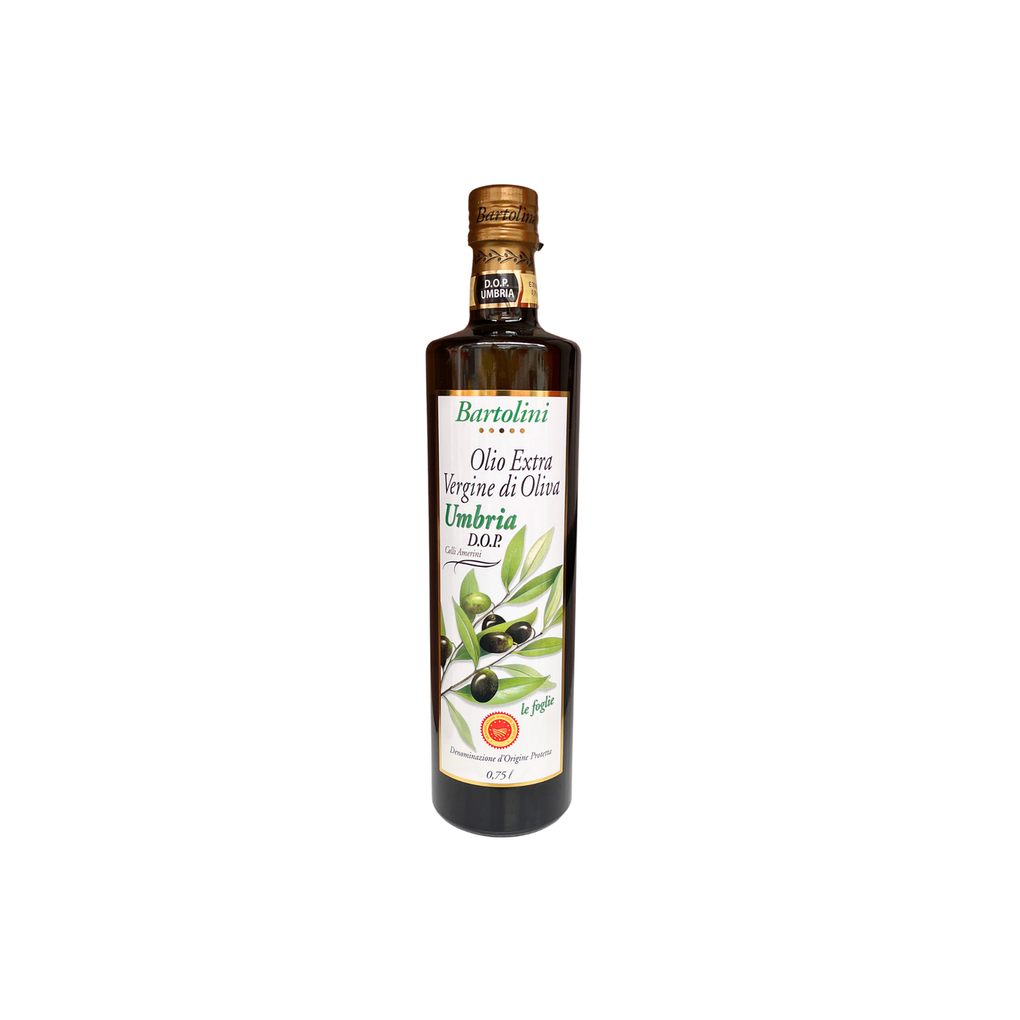 BARTOLINI Olio Extra Vergine di Oliva Umbria DOP 0.75L - olio evo umbro di qualità