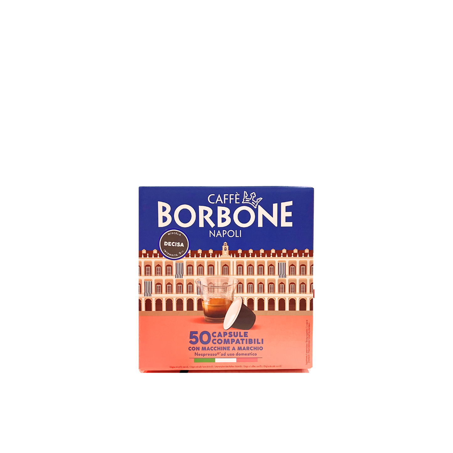 Caffè Borbone Capsule Miscela Decisa confezione da 50 capsule compatibili