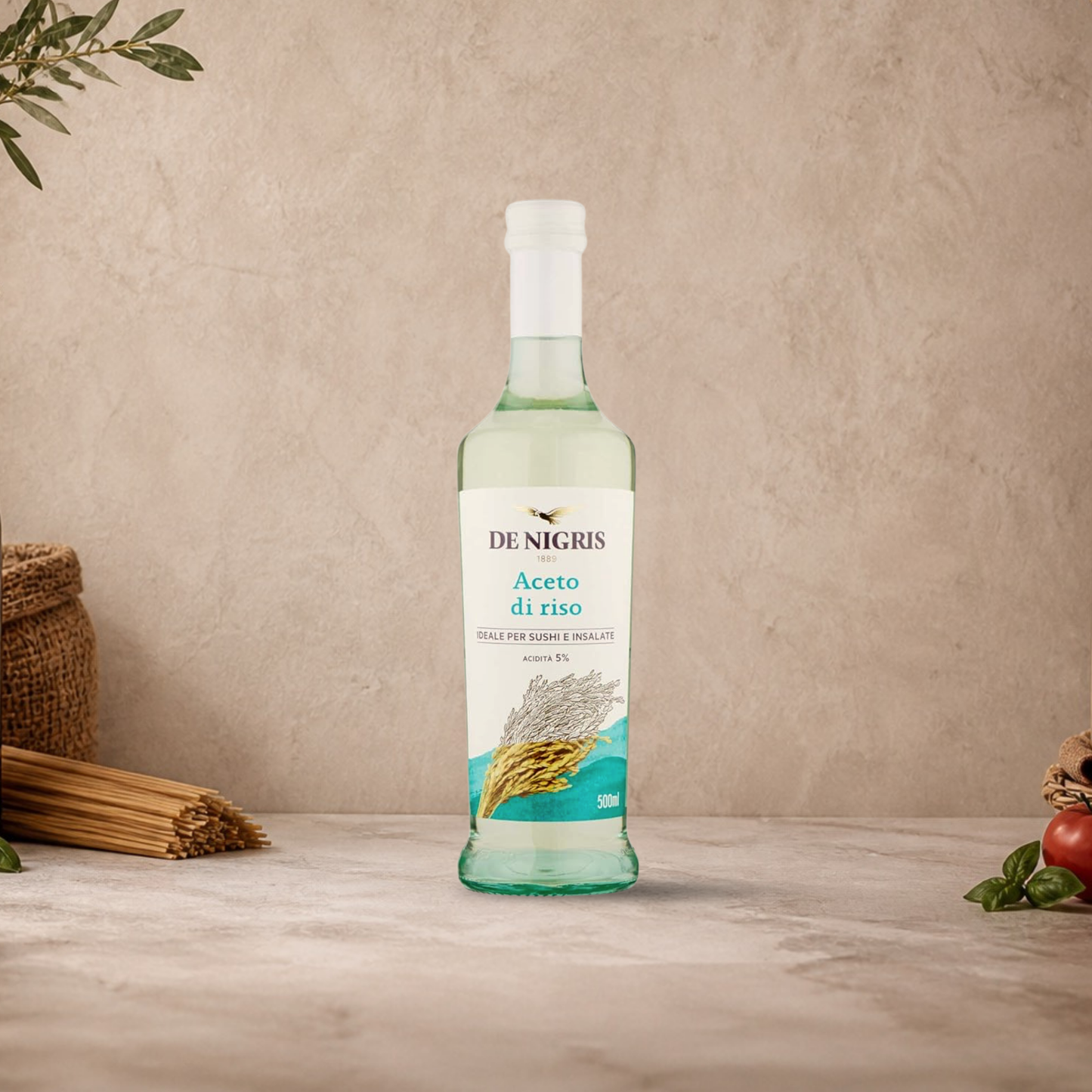 DE NIGRIS Aceto di Riso, 500ml.