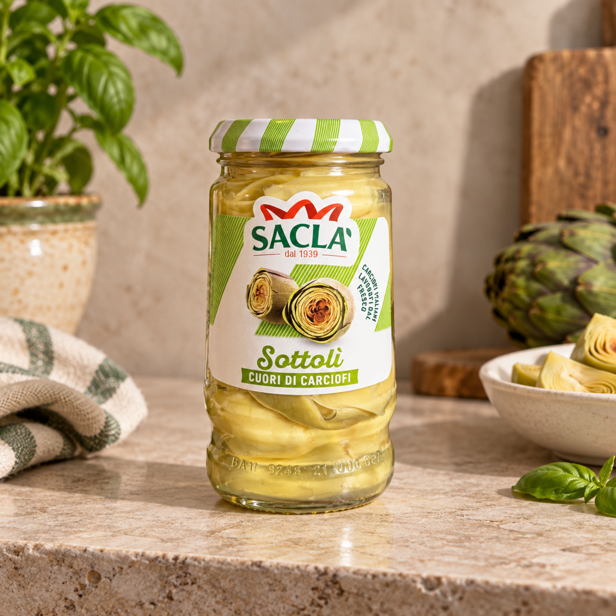 SACLÀ Italienische Artischockenherzen in Öl – 280 g