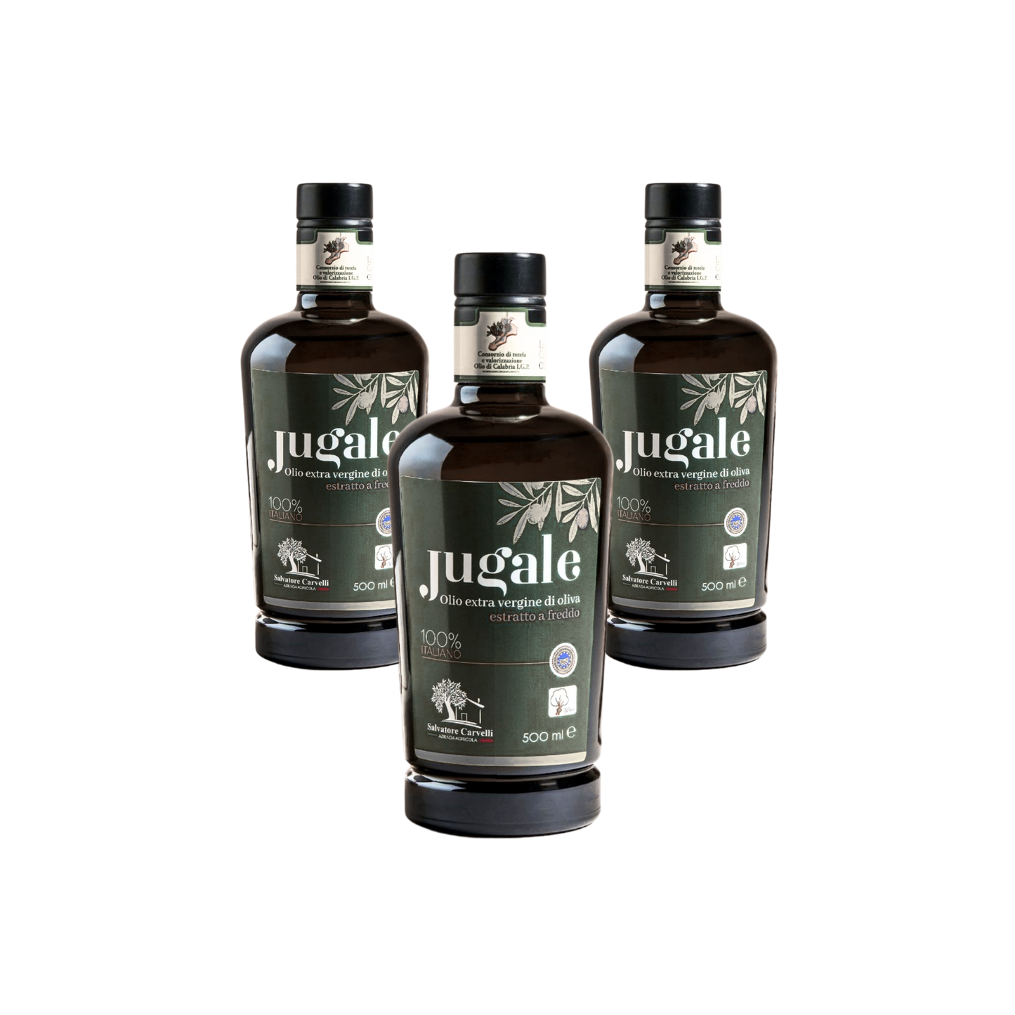 JUGALE Natives Olivenöl Extra, 100 % italienisch. 3 x 500 ml