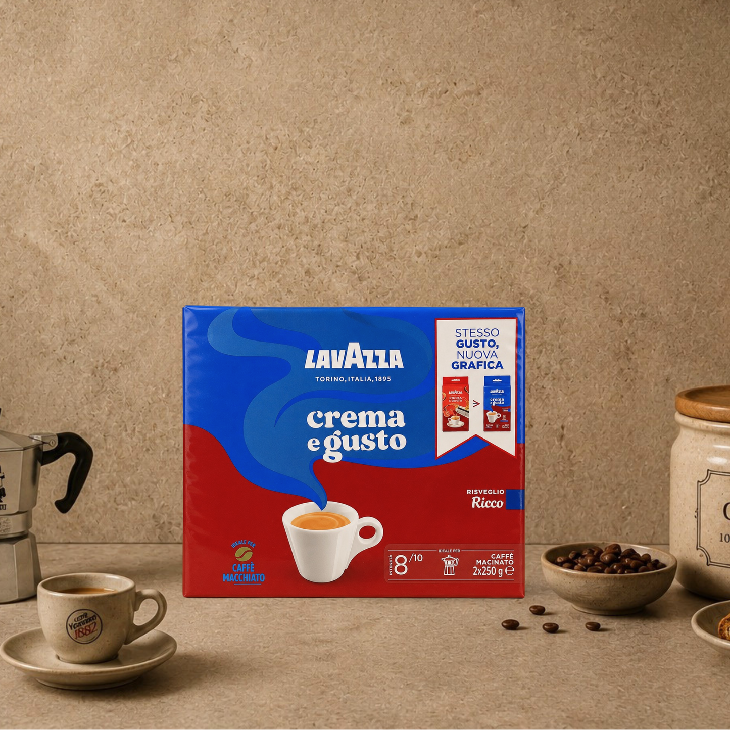 LAVAZZA Caffè Crema e Gusto (2x250g).