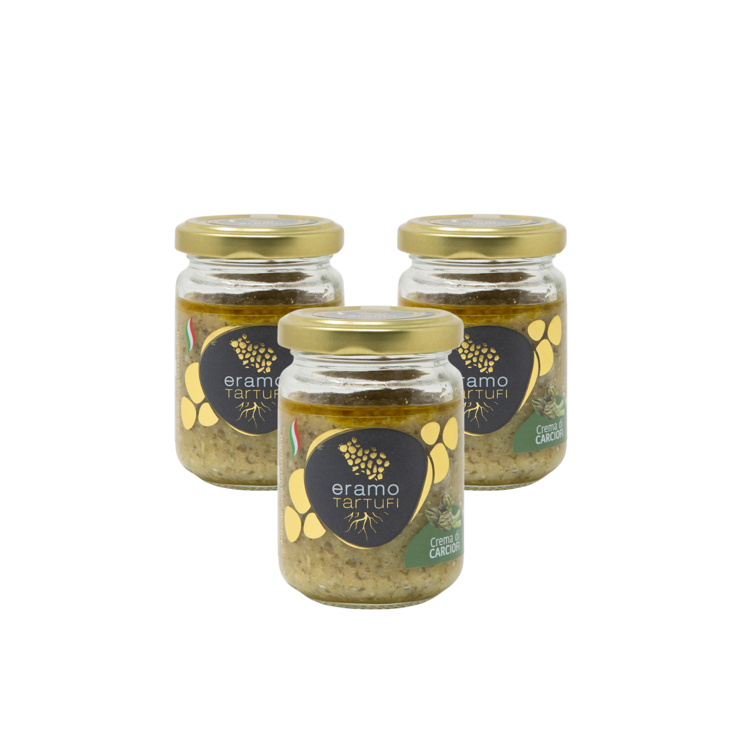 ERAMO TARTUFI Crema di Carciofi 3 Vasetti, 120gr.