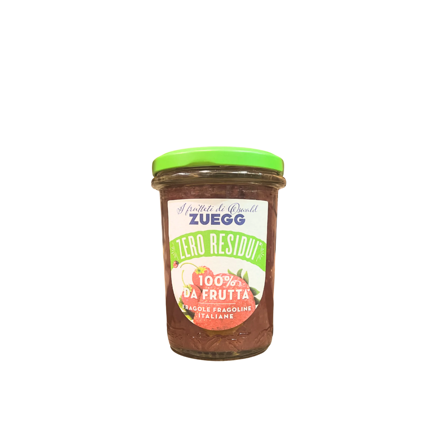 Vasetto di composta di fragole Zuegg Zero Residui da 230 grammi – selezione Essenza Pisterzi