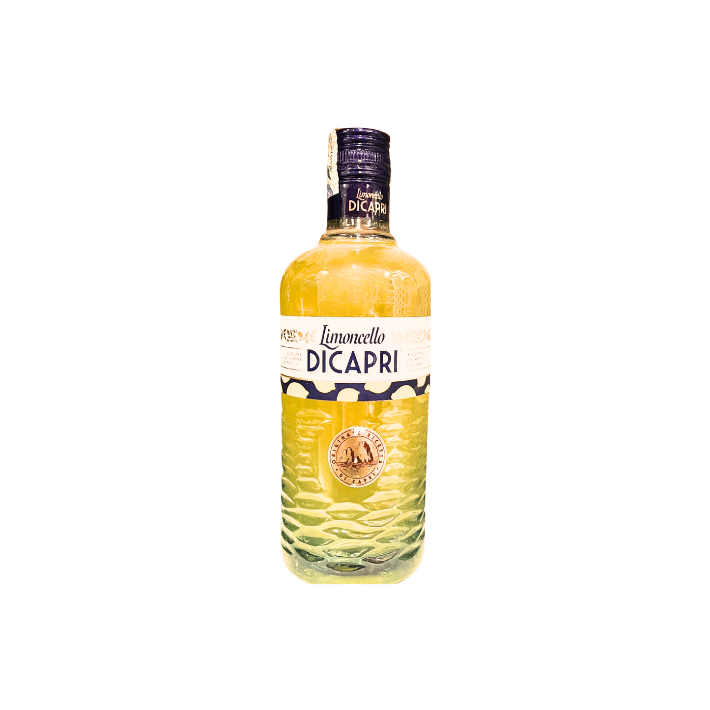 Bottiglia da 1 litro di Limoncello di Capri, ricetta originale, liquore tradizionale campano in vendita su ESSENZA PISTERZI.