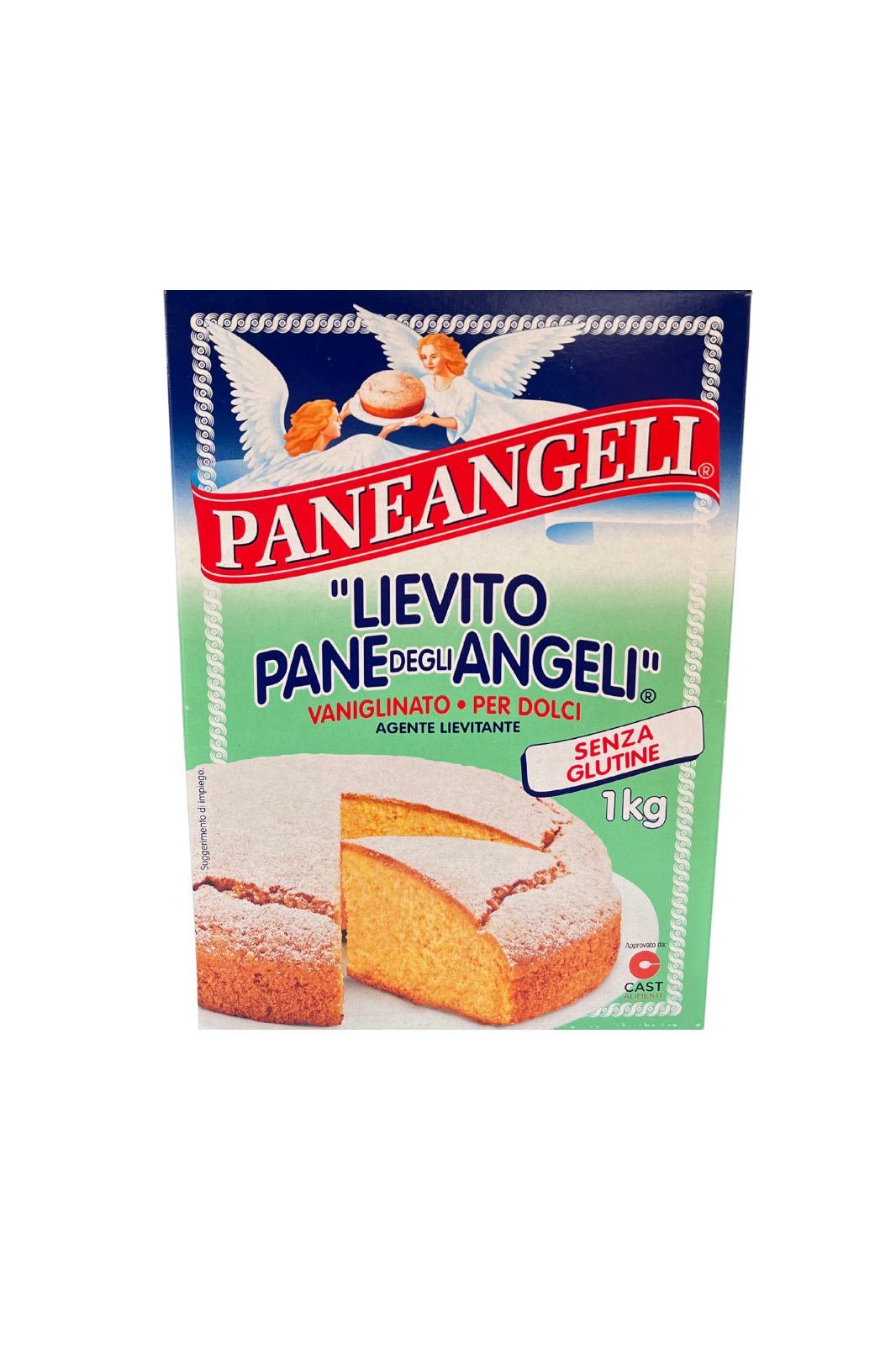 PANEANGELI Gluten-Free Baking Yeast, 1kg – Vanillin Flavored Leavening Agent for Cakes and Desserts / Lievito per dolci senza glutine da 1kg
