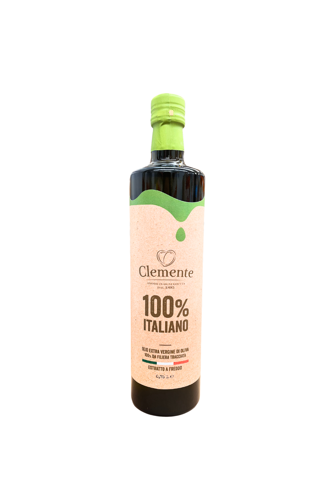 Natives Olivenöl extra Clemente, 100 % italienisch. 0,75 l