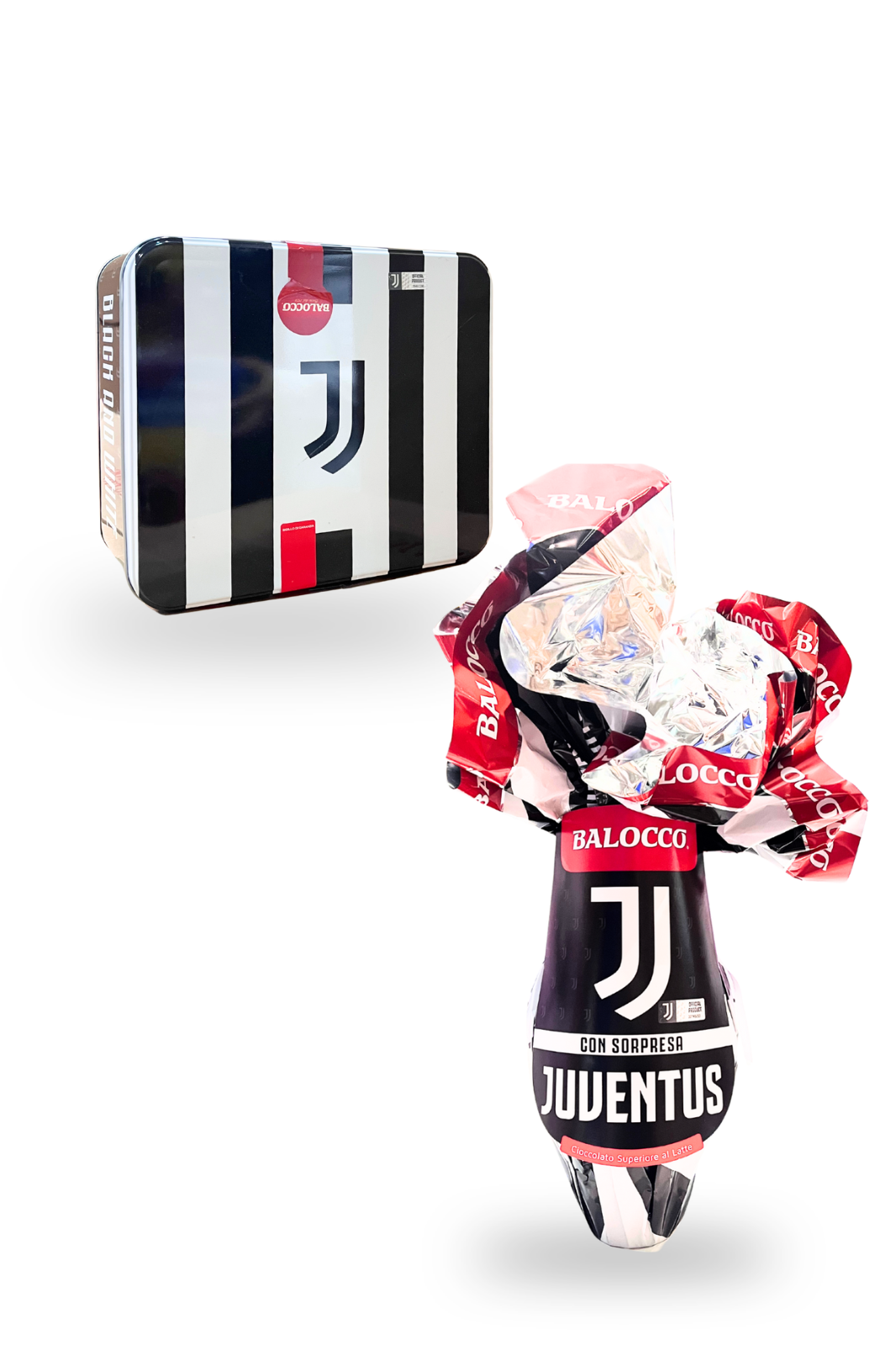 BALOCCO Juventus (X2) Oster-Ei + Schokoladen-Colomba, Sonderaktion.